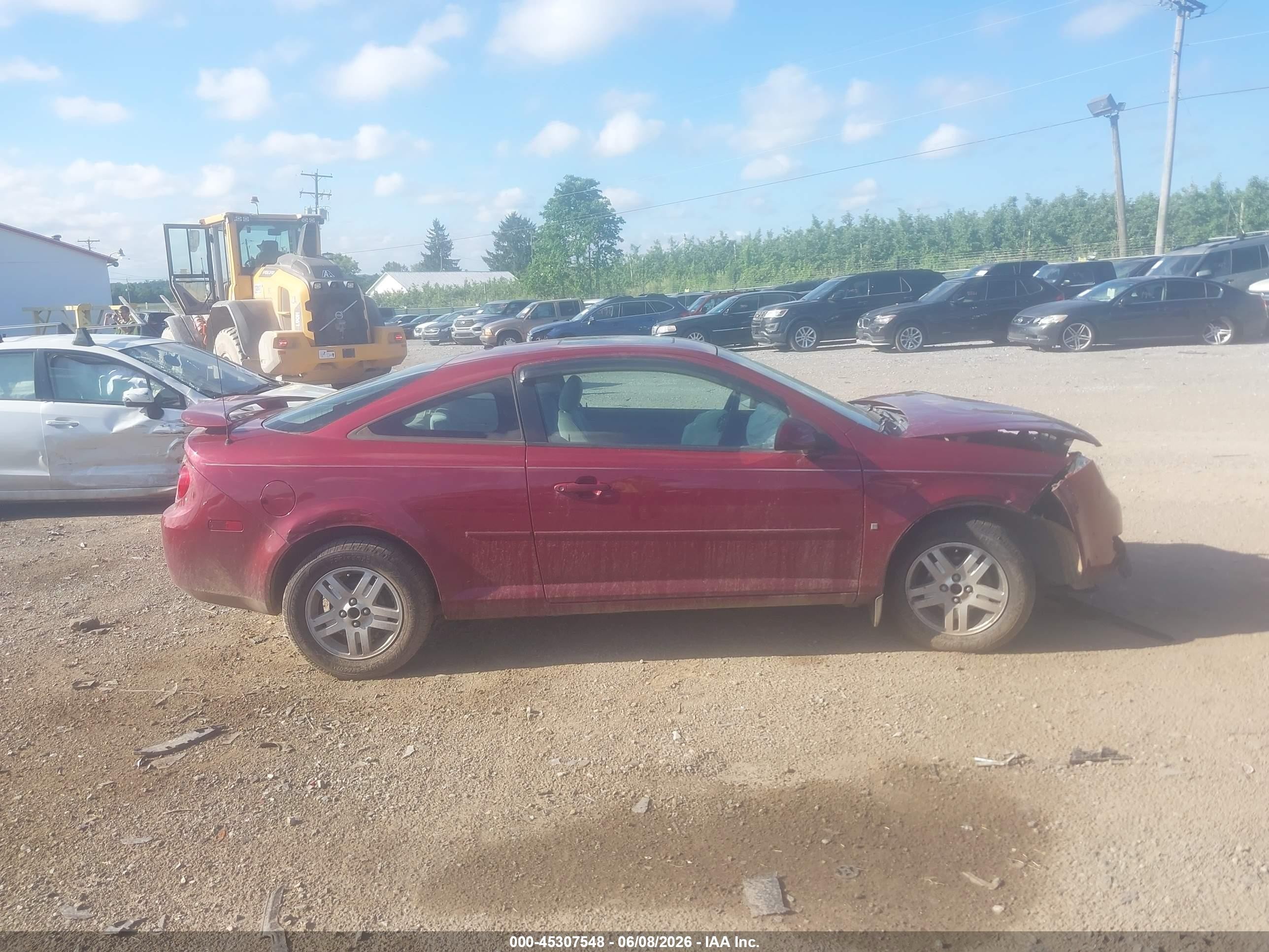2007 Chevrolet Cobalt Lt Red vin: 1G1AL15F477381909