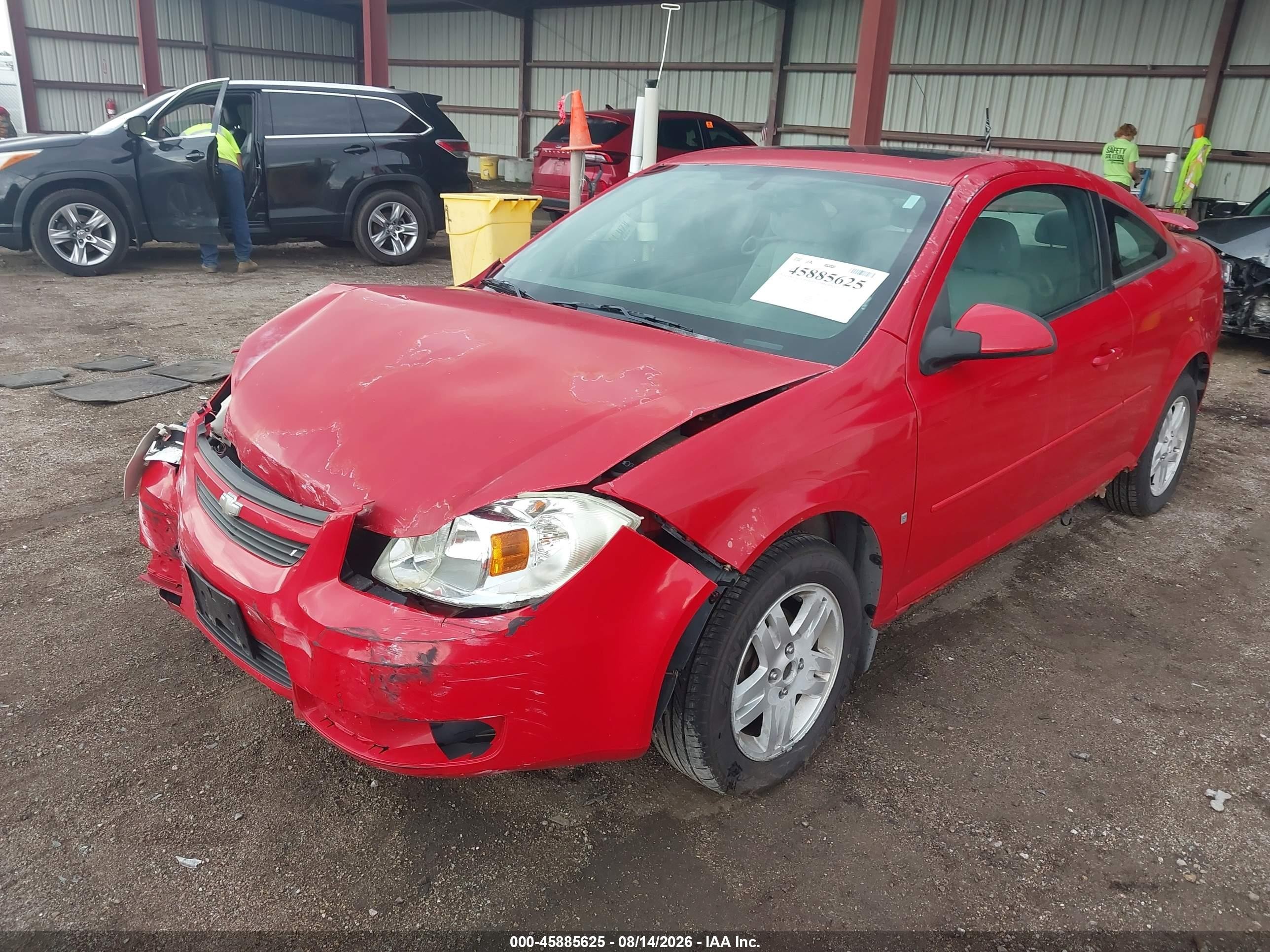 2006 Chevrolet Cobalt Lt Red vin: 1G1AL15F667833423