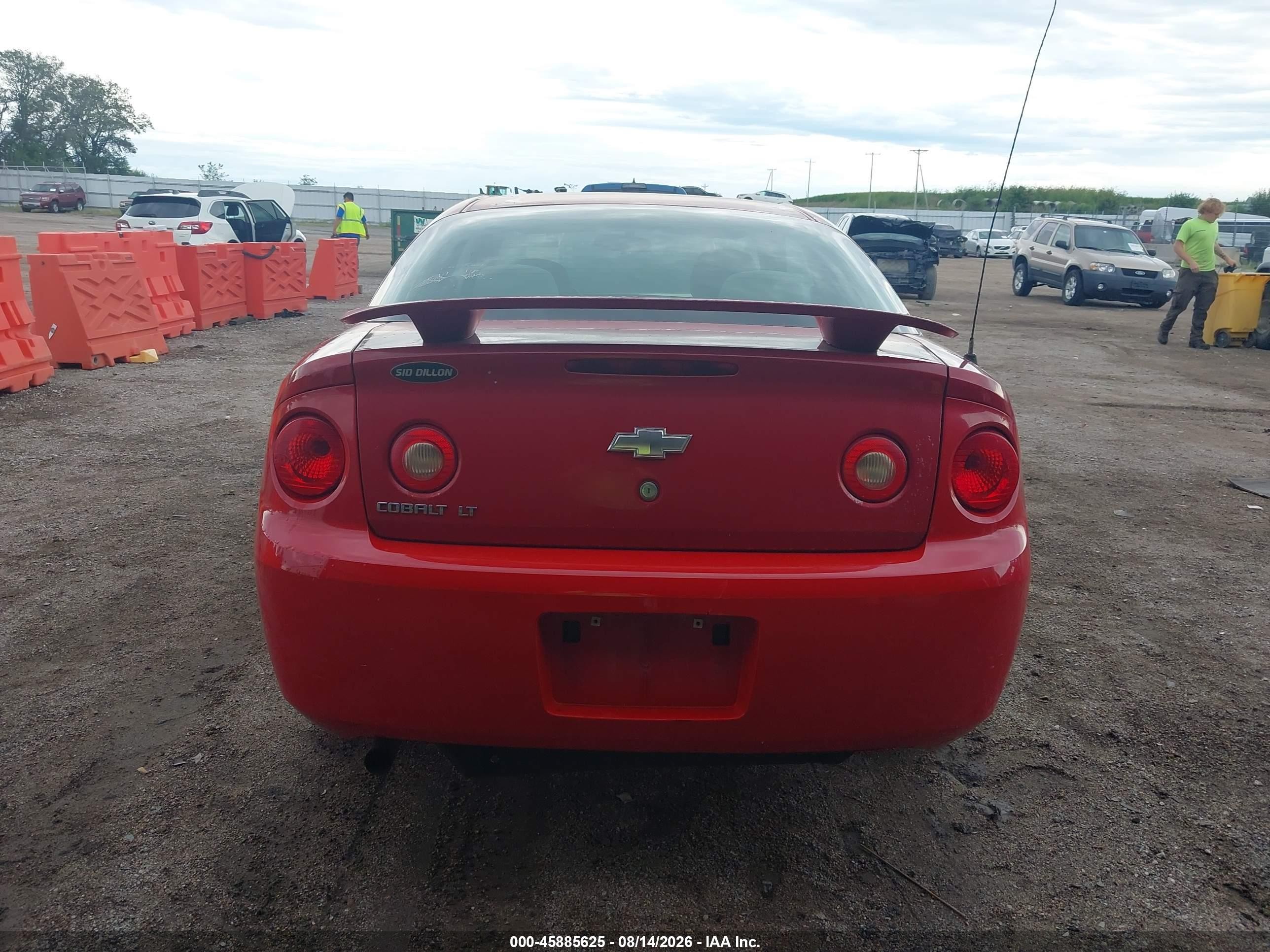 2006 Chevrolet Cobalt Lt Red vin: 1G1AL15F667833423