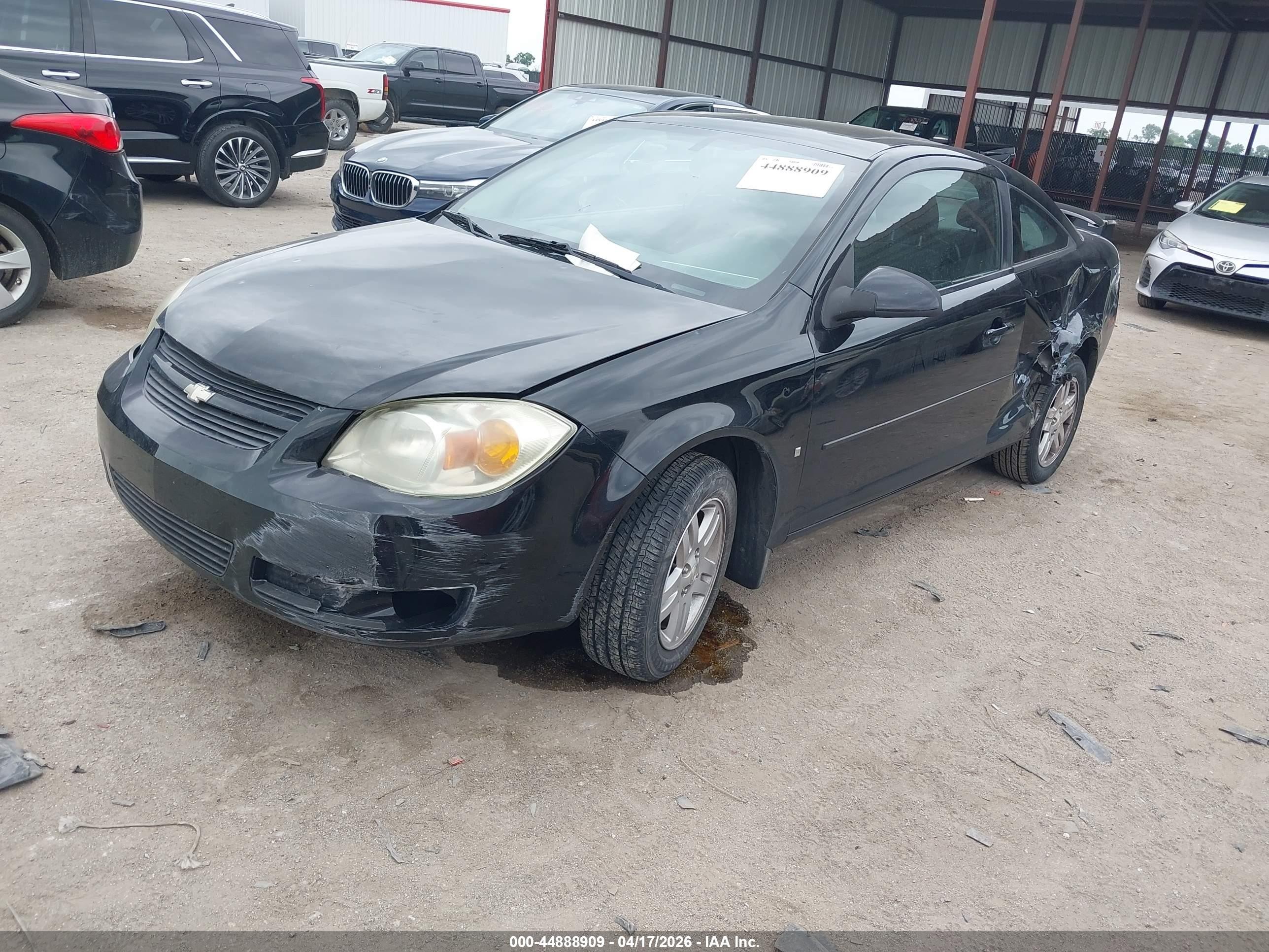 2007 Chevrolet Cobalt Lt Black vin: 1G1AL15F777368653