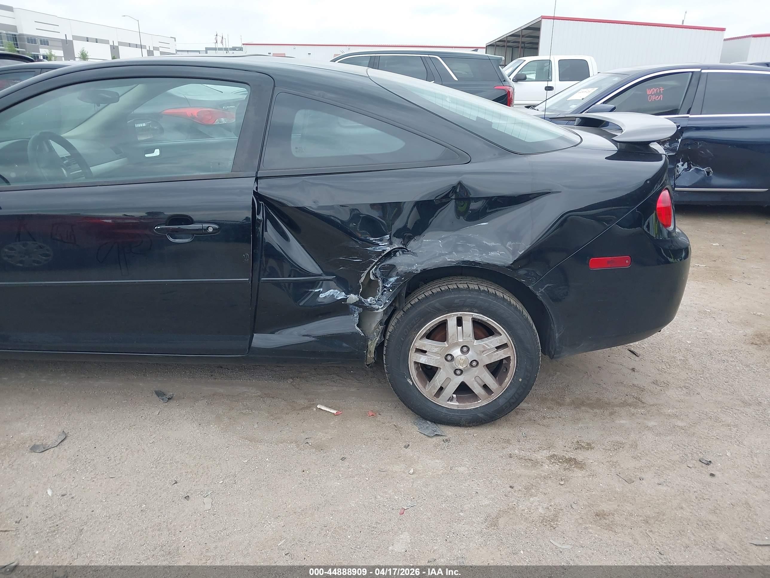 2007 Chevrolet Cobalt Lt Black vin: 1G1AL15F777368653