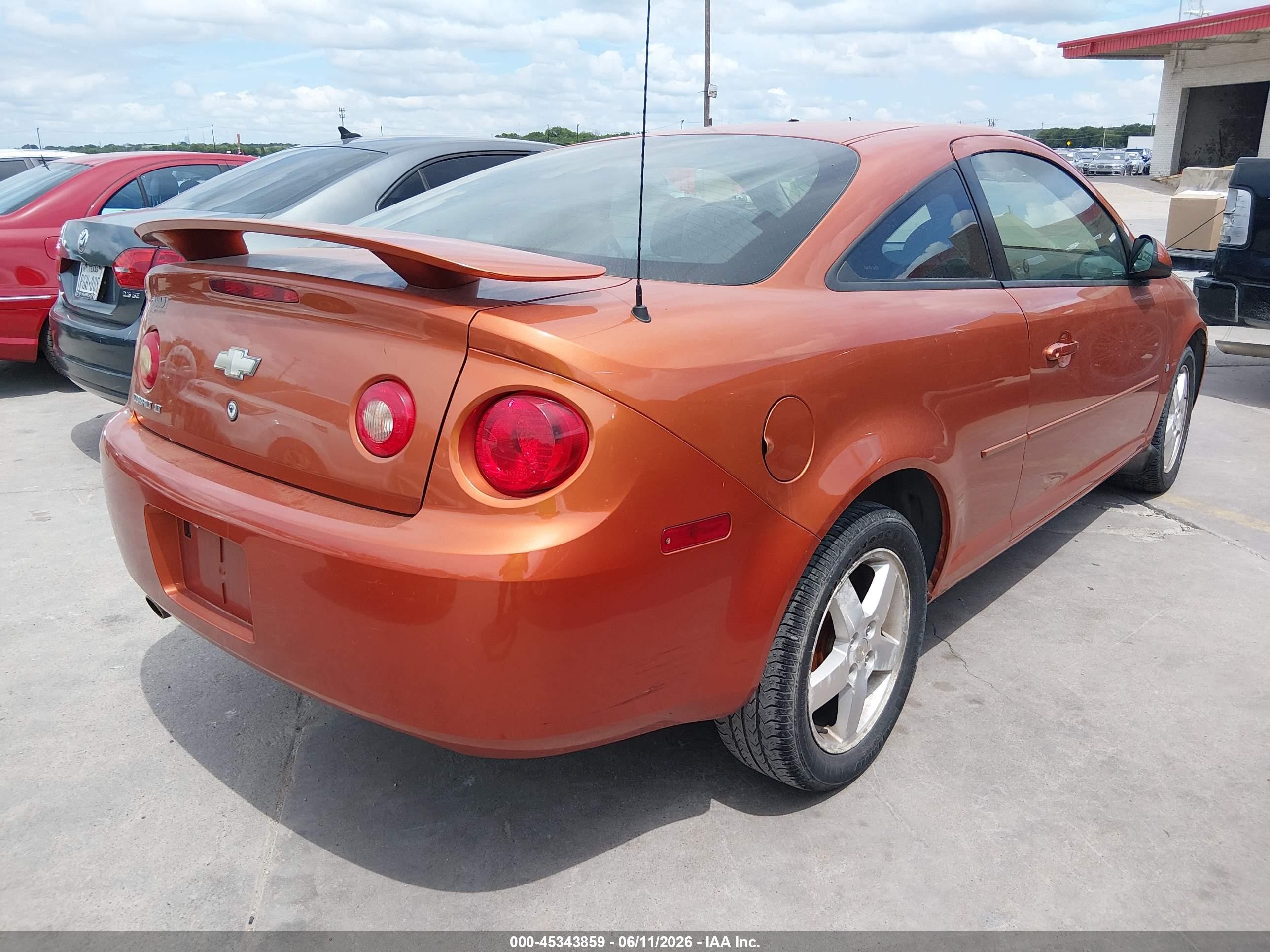 2006 Chevrolet Cobalt Lt Orange vin: 1G1AL15F867820527