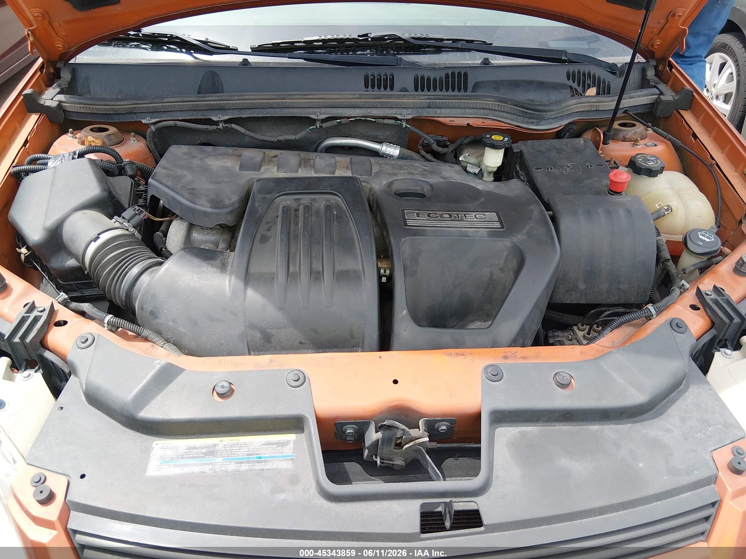 2006 Chevrolet Cobalt Lt Orange vin: 1G1AL15F867820527
