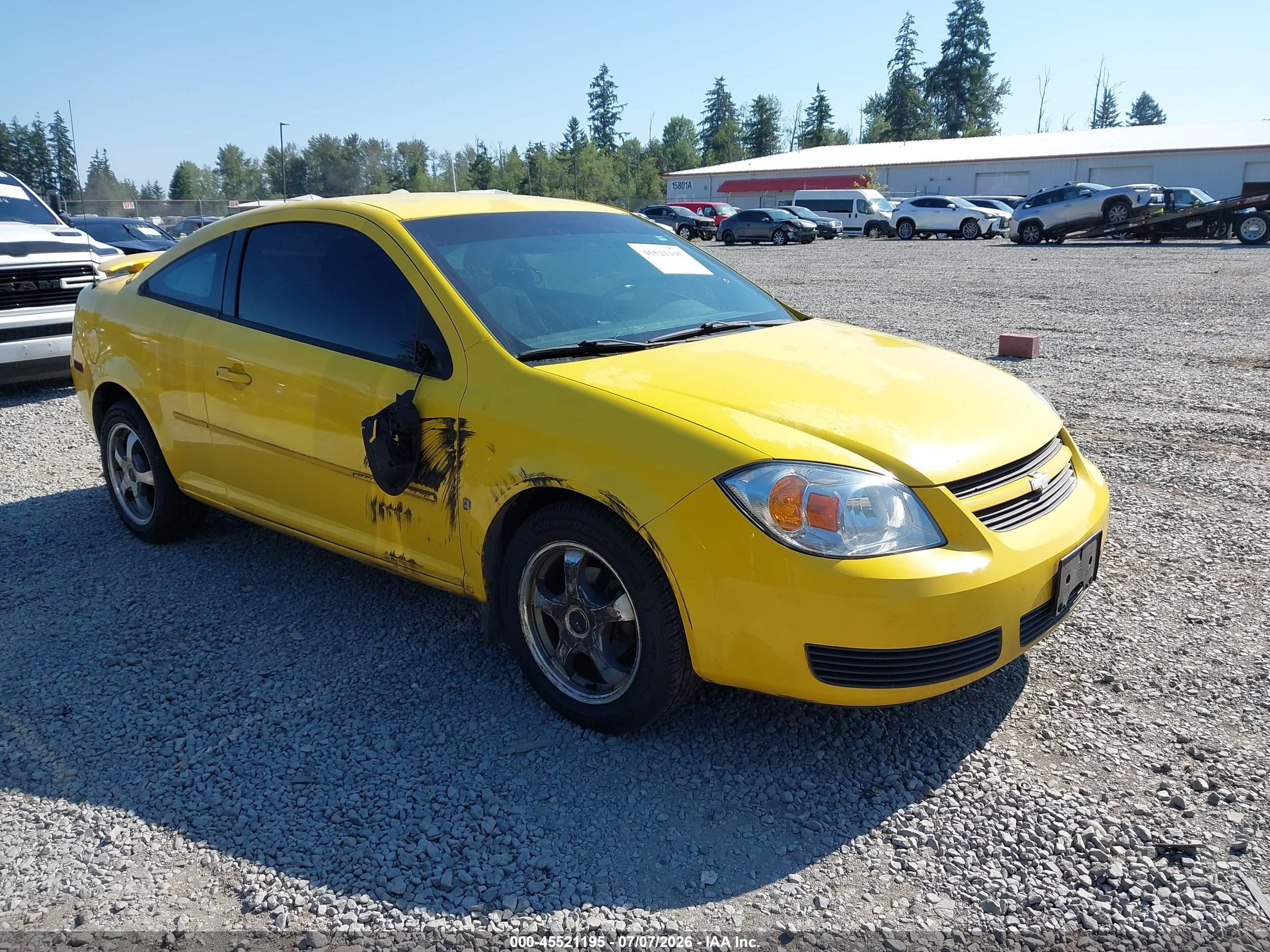 2006 Chevrolet Cobalt Lt Yellow vin: 1G1AL15F967603861