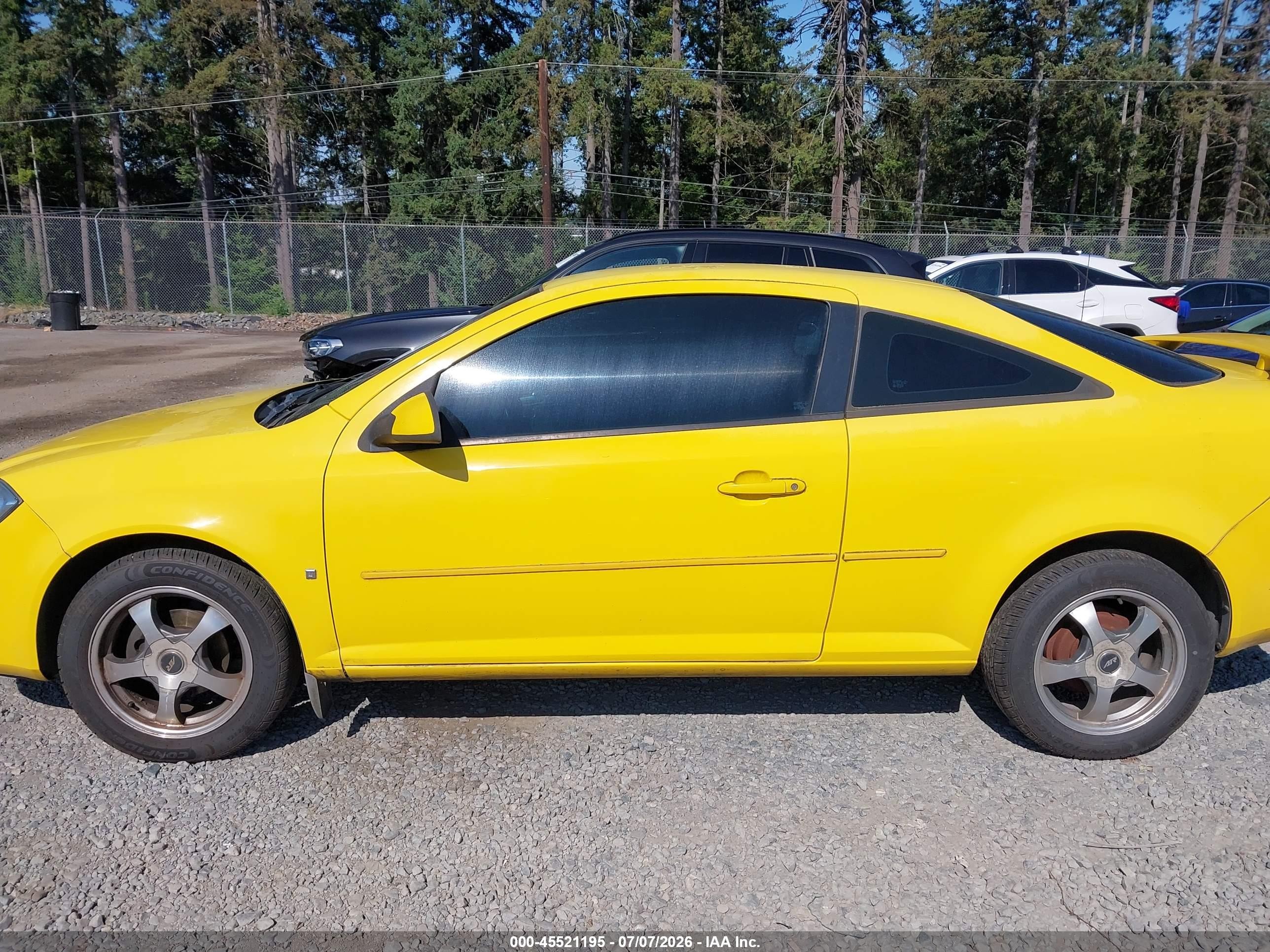 2006 Chevrolet Cobalt Lt Yellow vin: 1G1AL15F967603861