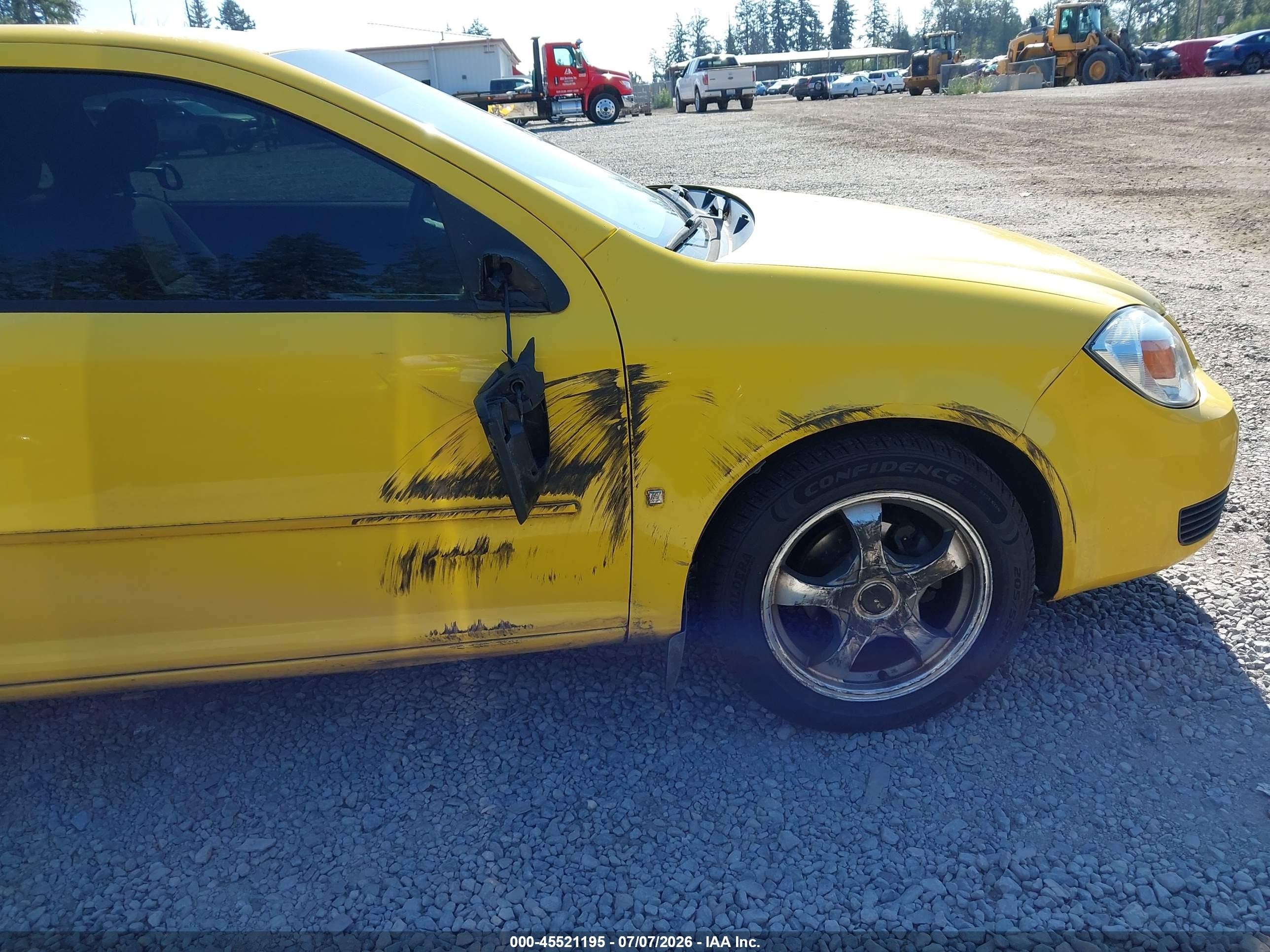 2006 Chevrolet Cobalt Lt Yellow vin: 1G1AL15F967603861