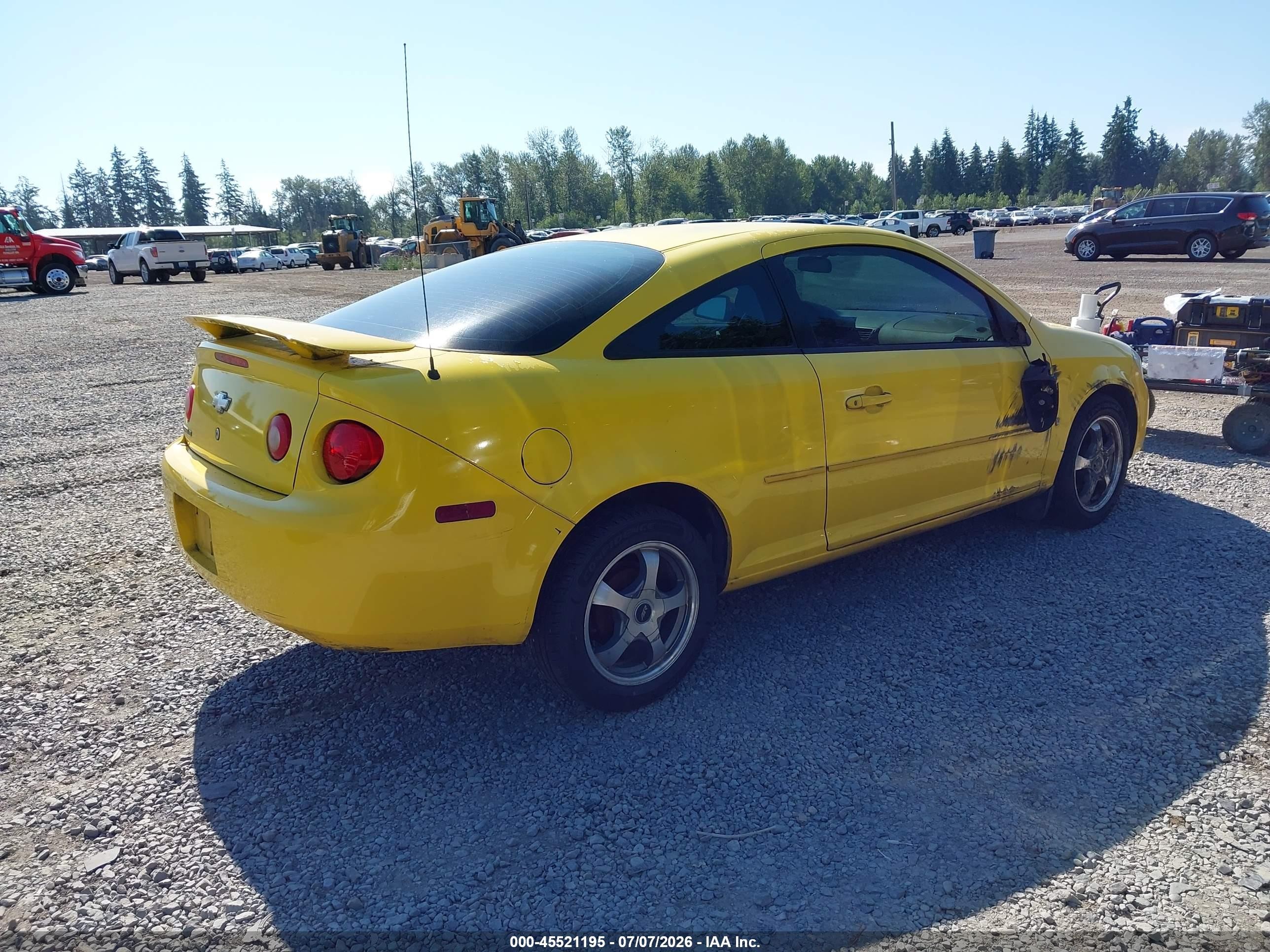 2006 Chevrolet Cobalt Lt Yellow vin: 1G1AL15F967603861