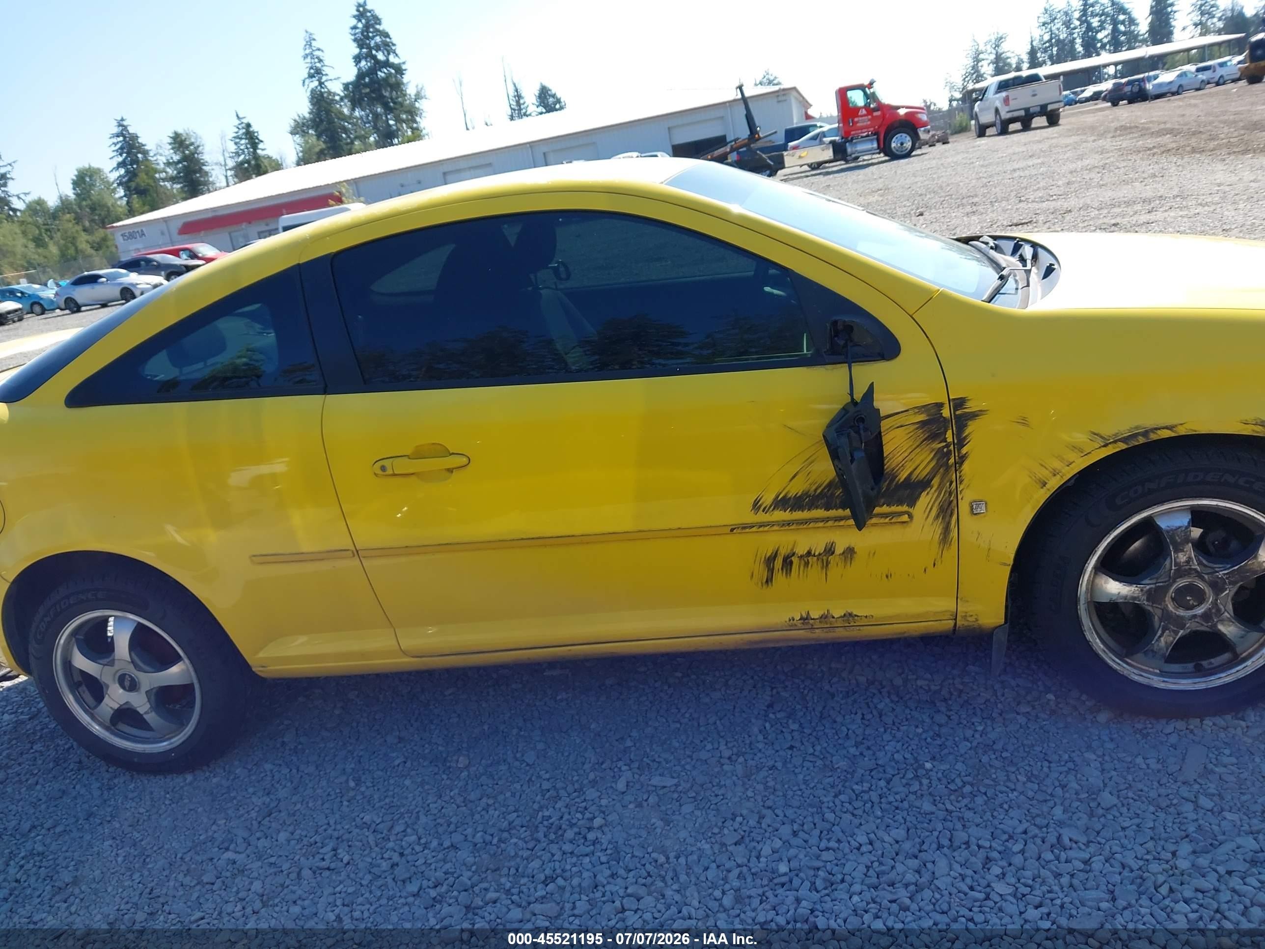 2006 Chevrolet Cobalt Lt Yellow vin: 1G1AL15F967603861