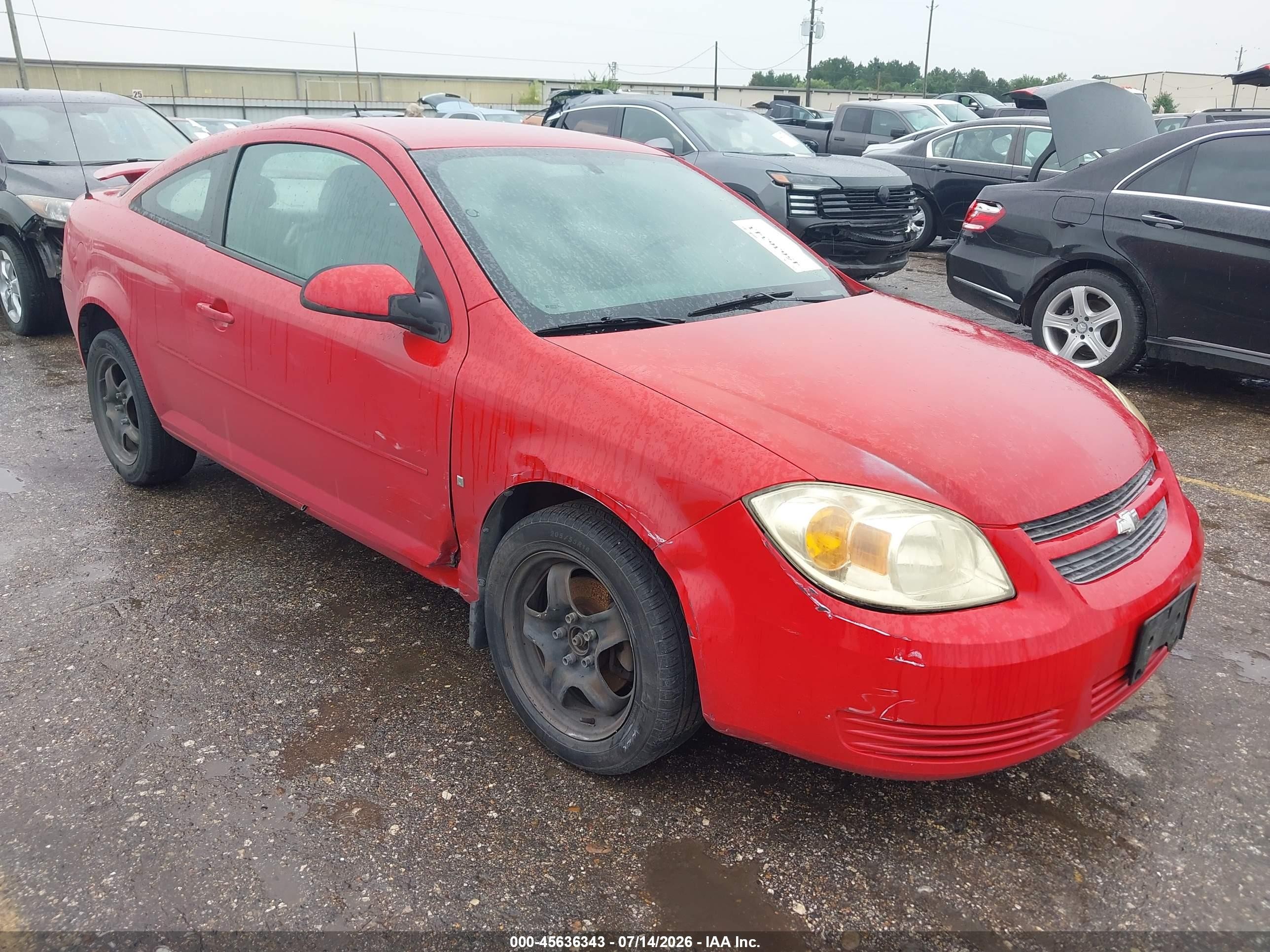 2008 Chevrolet Cobalt Lt Red vin: 1G1AL18F087203184