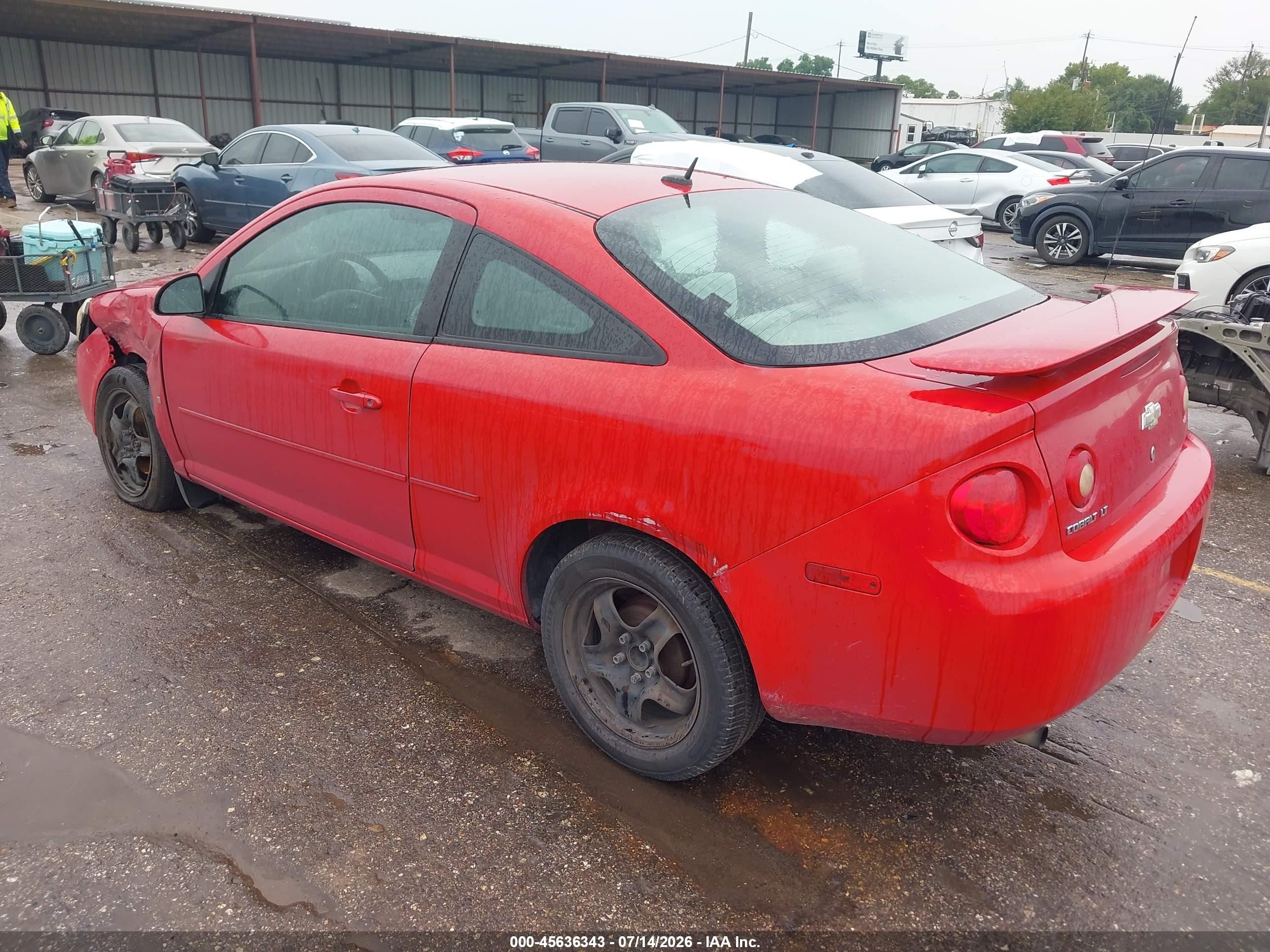 2008 Chevrolet Cobalt Lt Red vin: 1G1AL18F087203184
