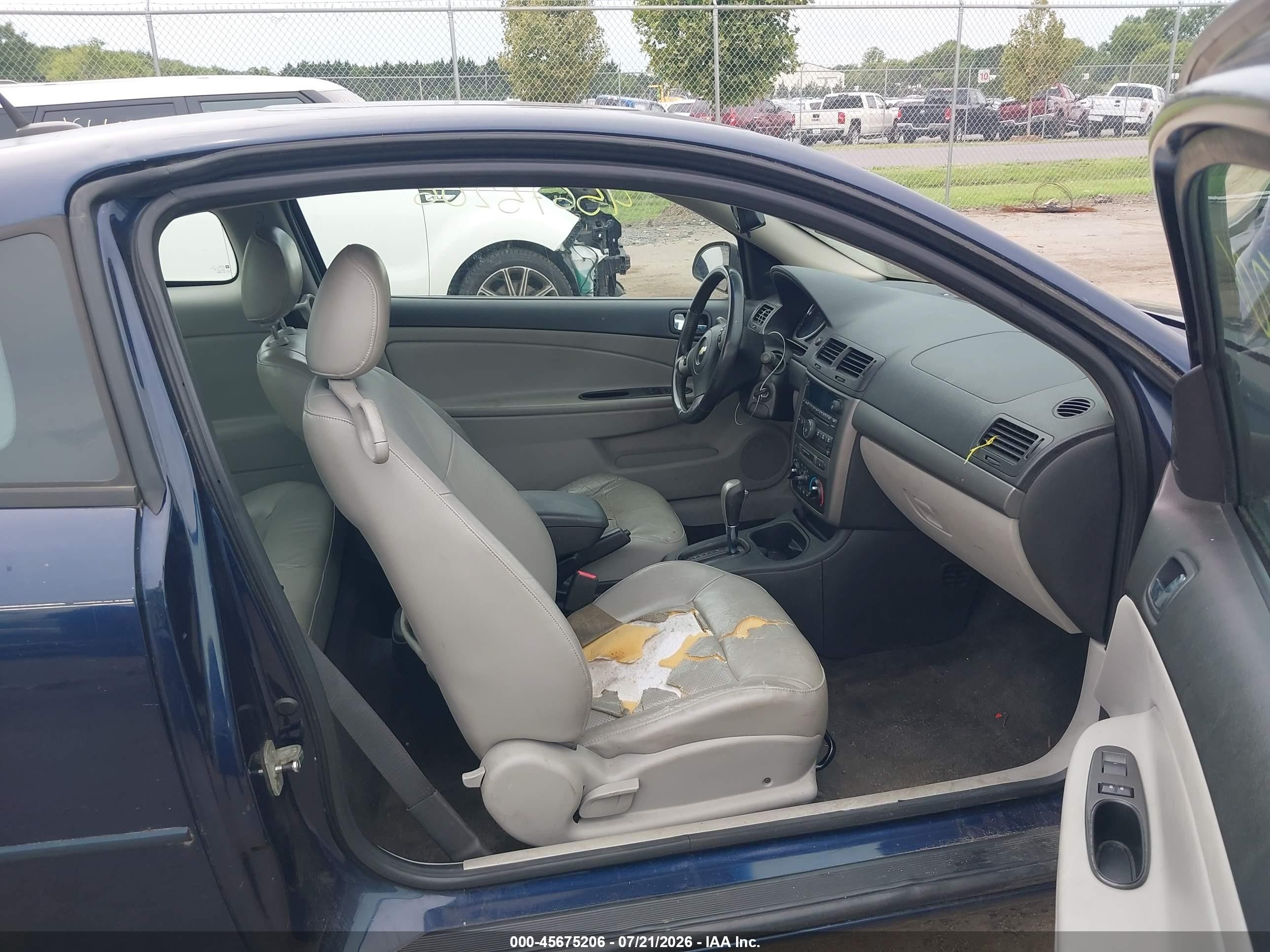 2008 Chevrolet Cobalt Lt Blue vin: 1G1AL18F387181410