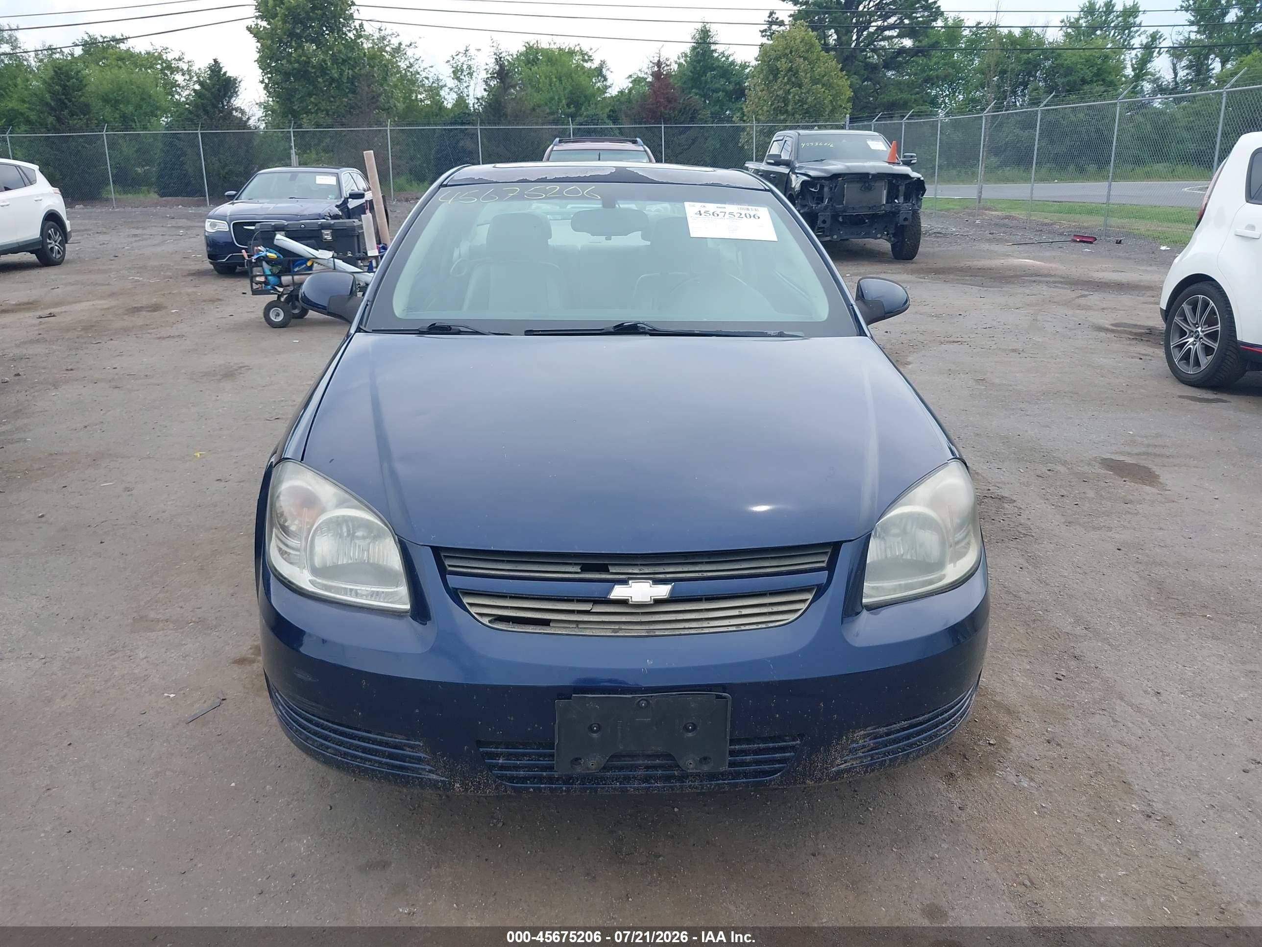 2008 Chevrolet Cobalt Lt Blue vin: 1G1AL18F387181410