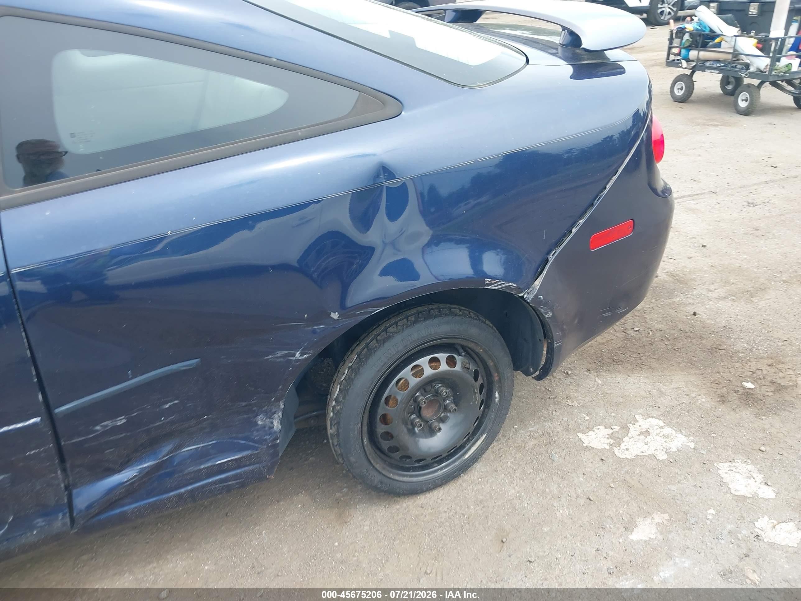 2008 Chevrolet Cobalt Lt Blue vin: 1G1AL18F387181410