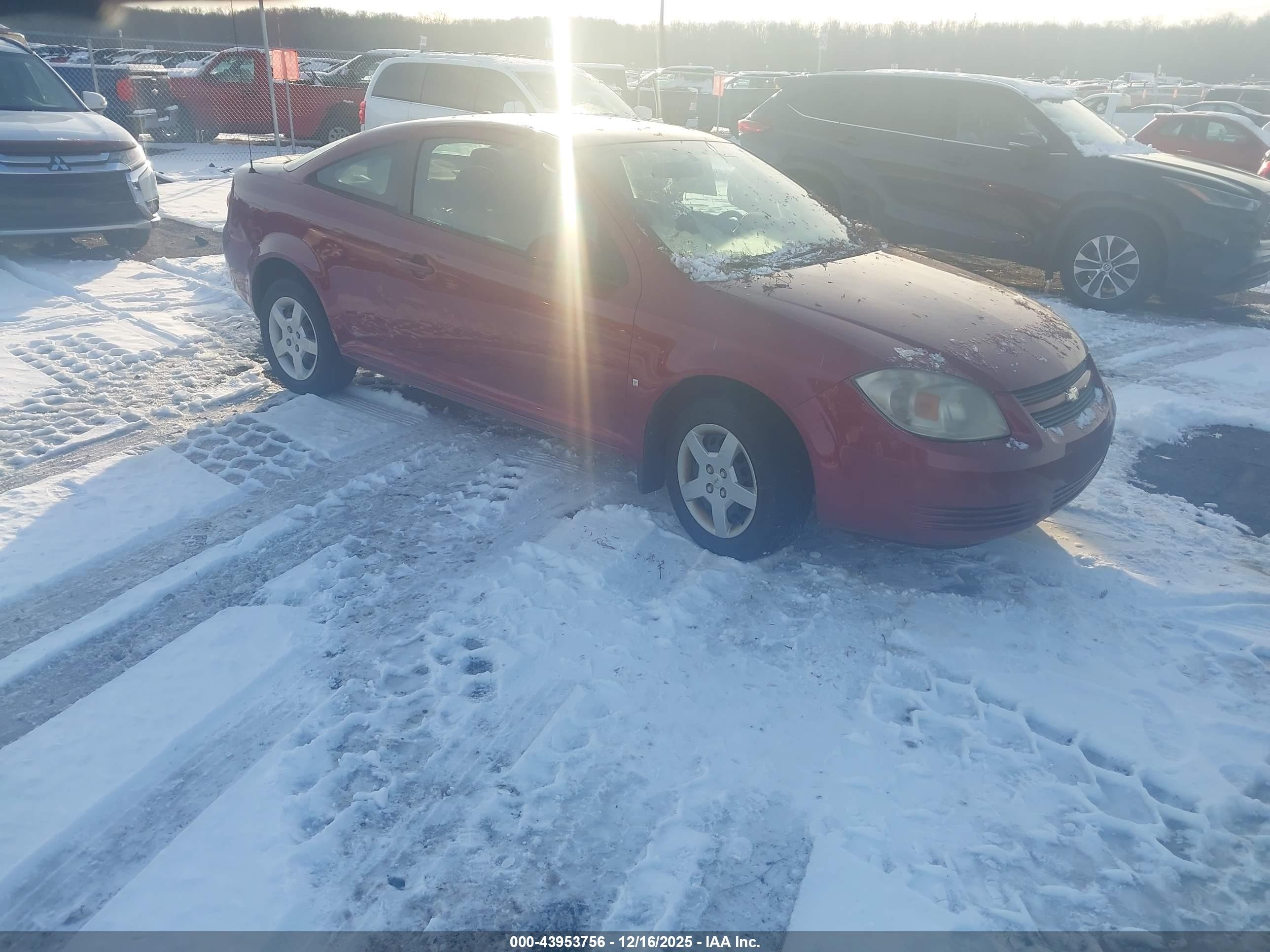 2008 Chevrolet Cobalt Lt Red vin: 1G1AL18F387342757