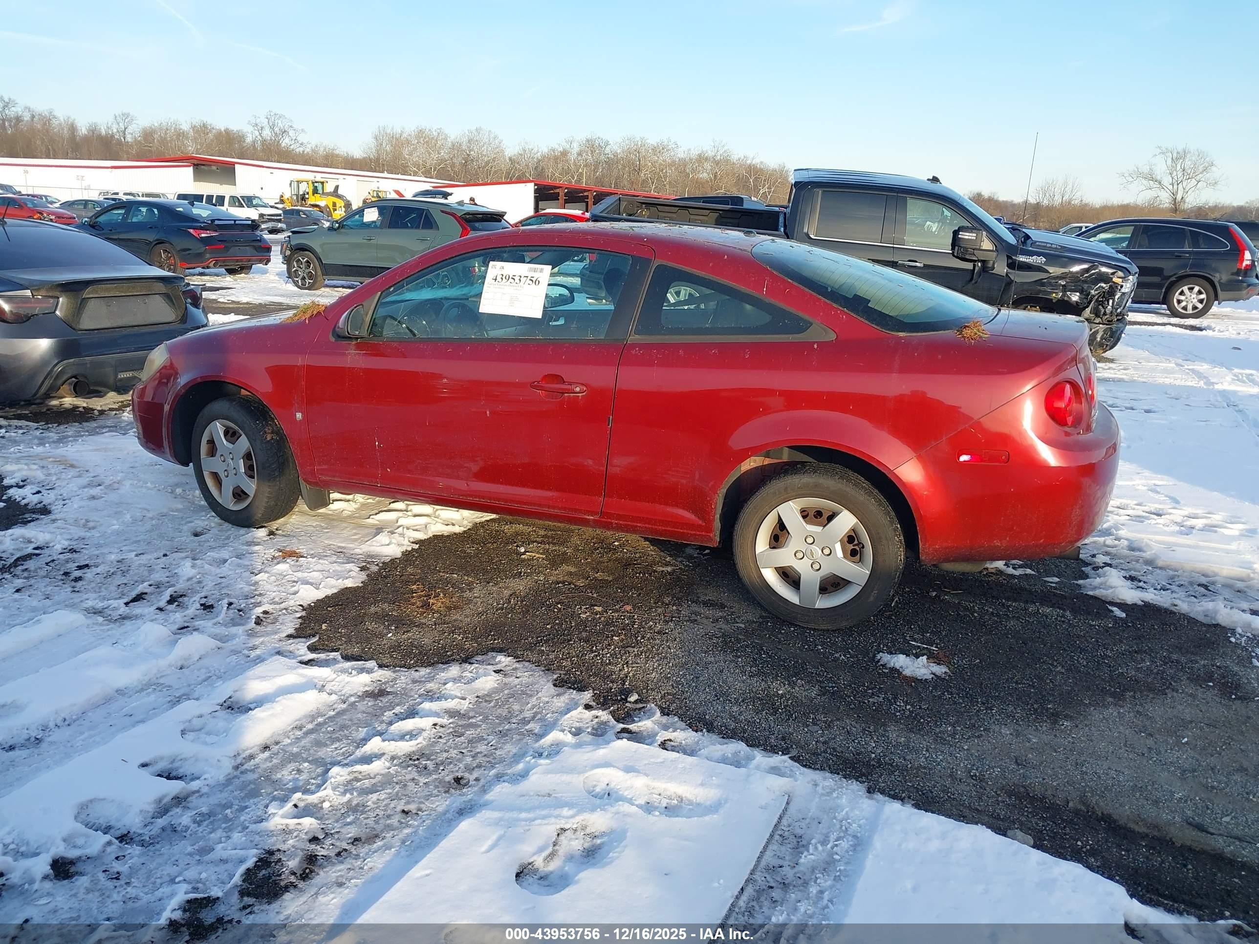 2008 Chevrolet Cobalt Lt Red vin: 1G1AL18F387342757