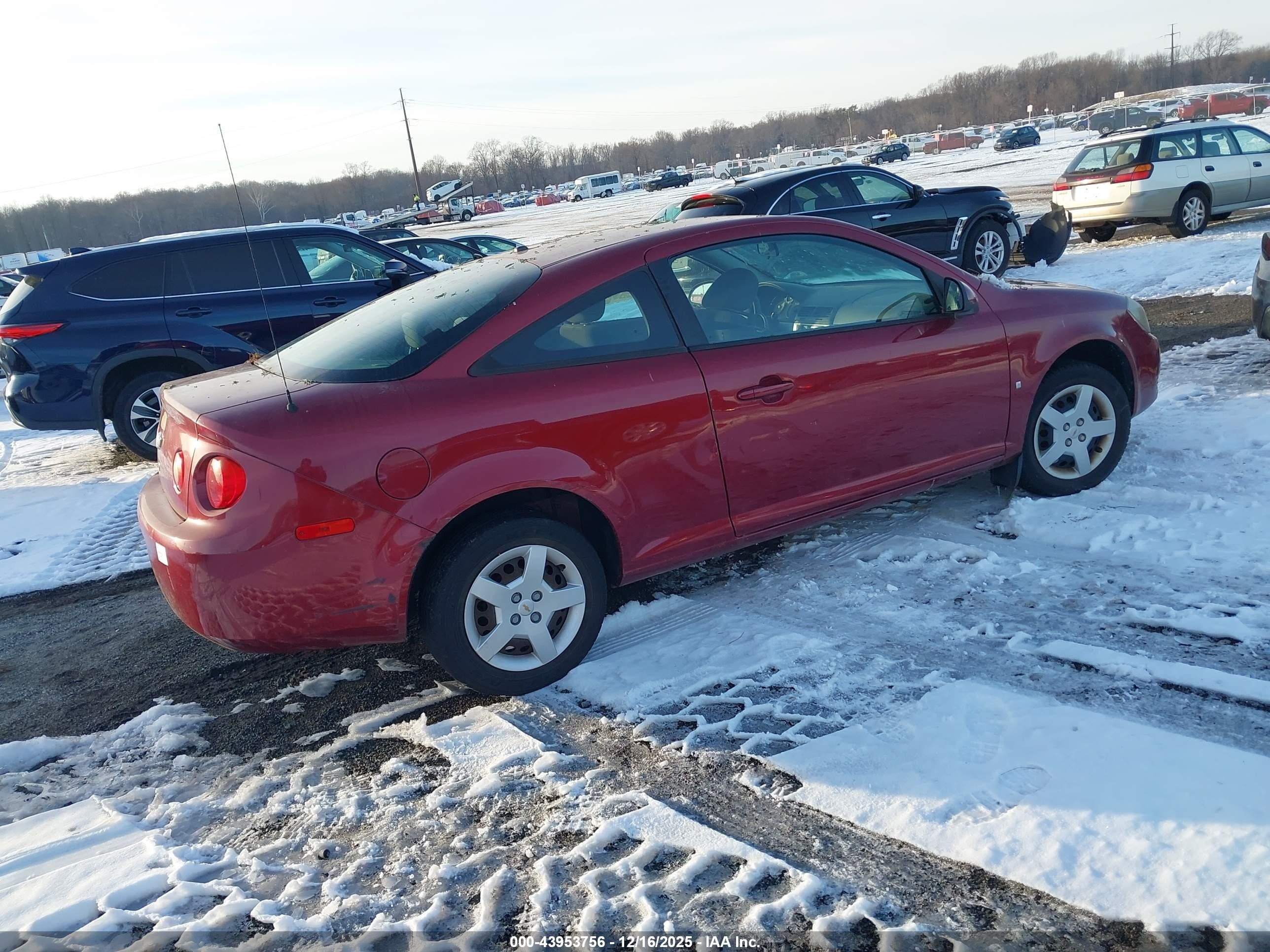 2008 Chevrolet Cobalt Lt Red vin: 1G1AL18F387342757