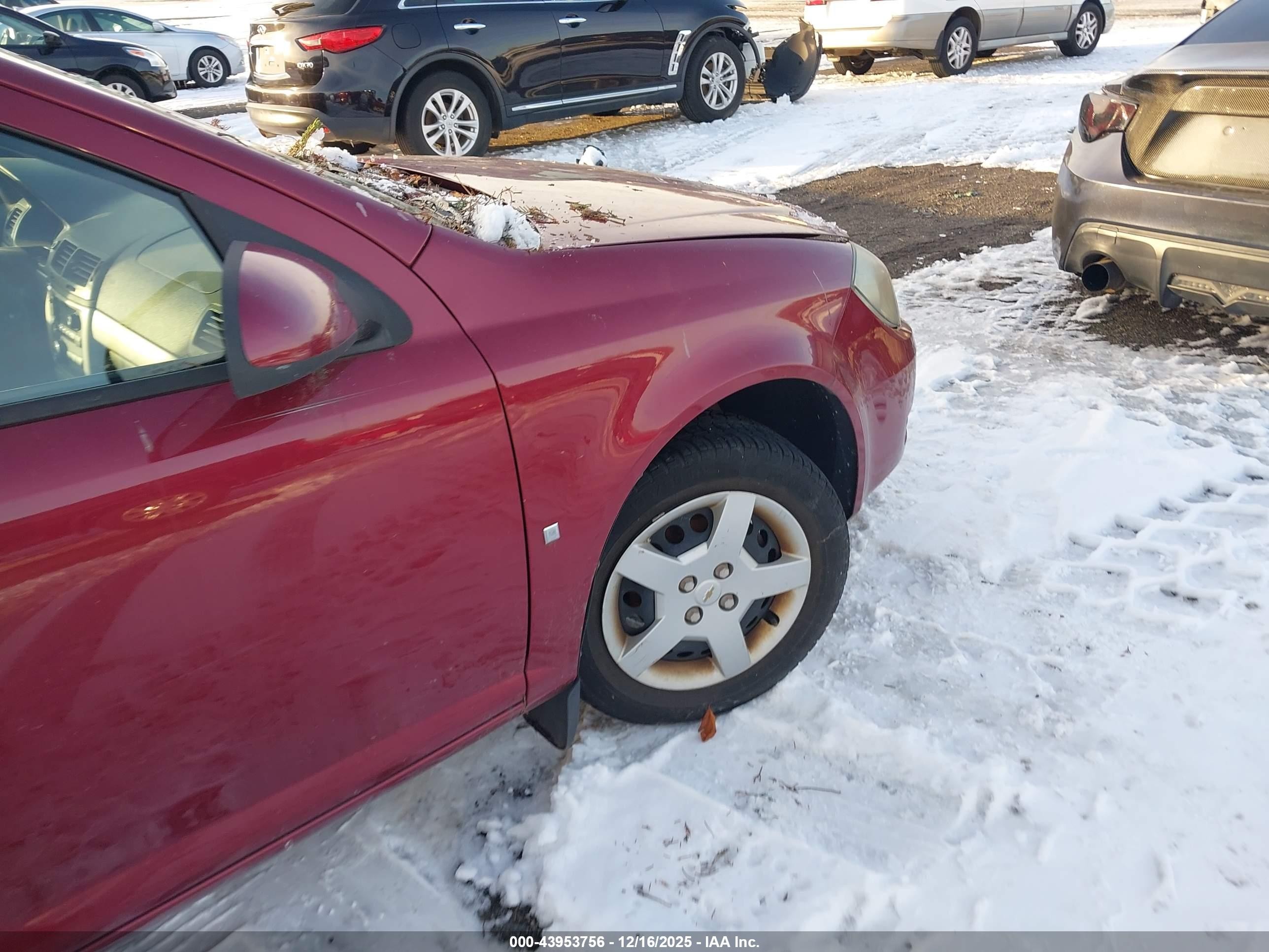 2008 Chevrolet Cobalt Lt Red vin: 1G1AL18F387342757