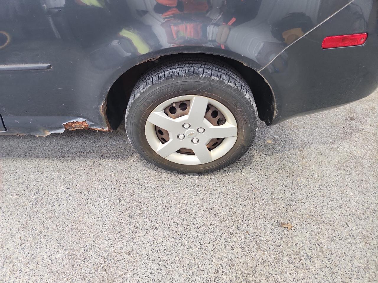 2008 Chevrolet Cobalt Lt Синий vin: 1G1AL18F487102598 Damage: Left Qtr Panel, Rust, 5 To 6 Inches