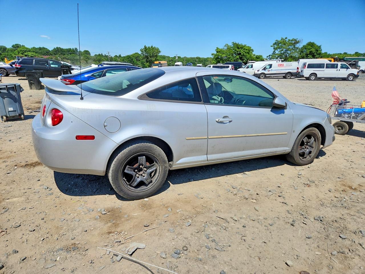 2007 Chevrolet Cobalt Lt Silver vin: 1G1AL18F577204068