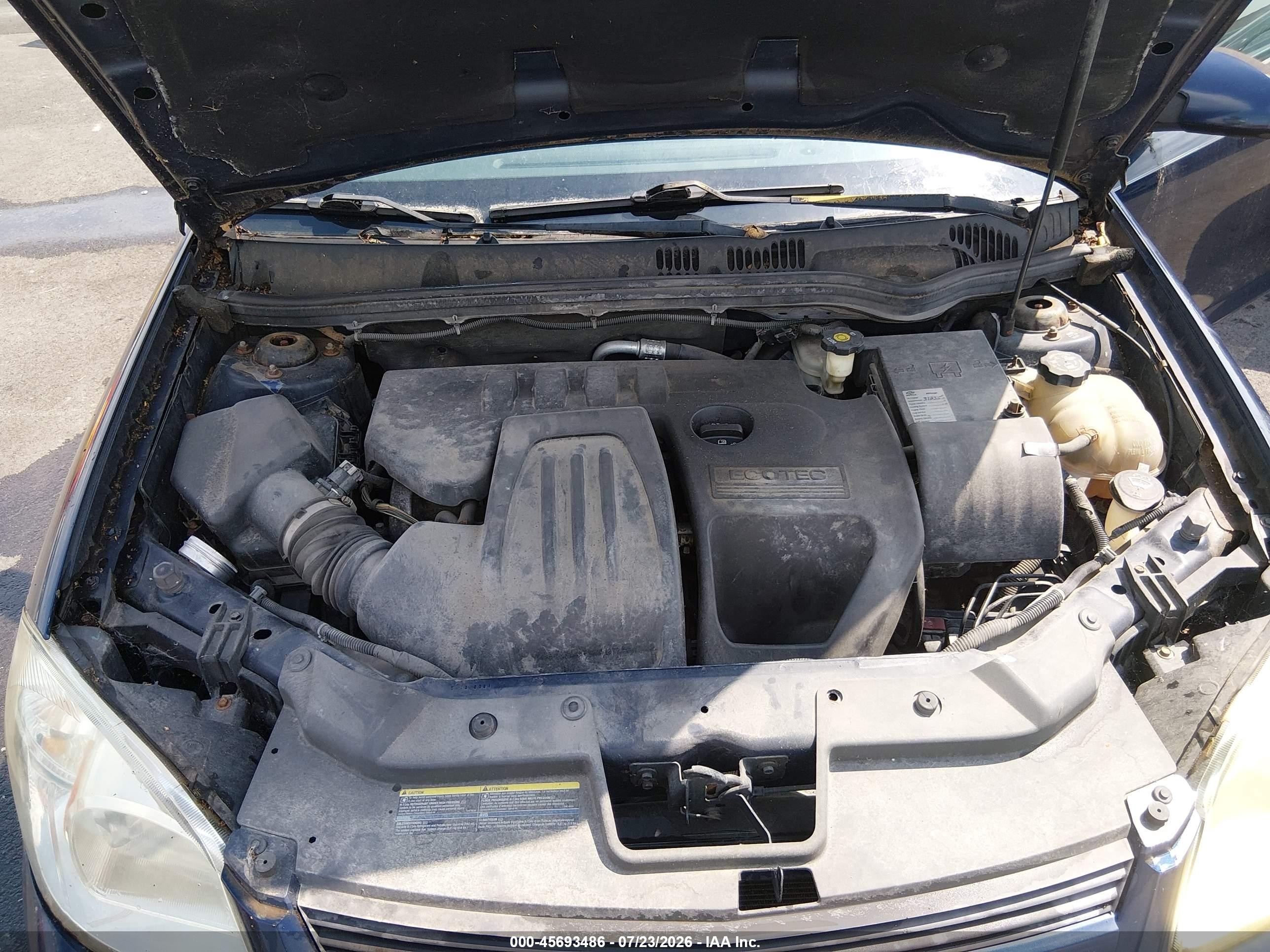 2008 Chevrolet Cobalt Lt Blue vin: 1G1AL18F587253059