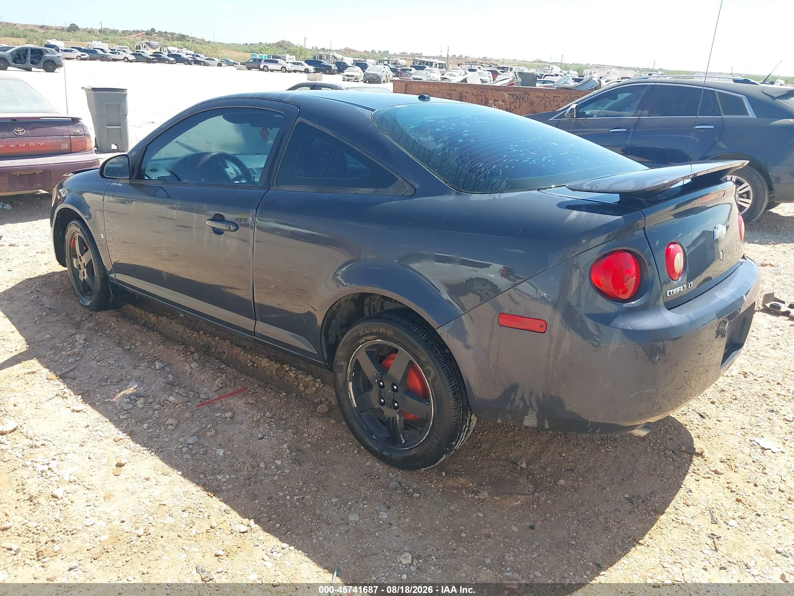2008 Chevrolet Cobalt Lt Blue vin: 1G1AL18F687344633