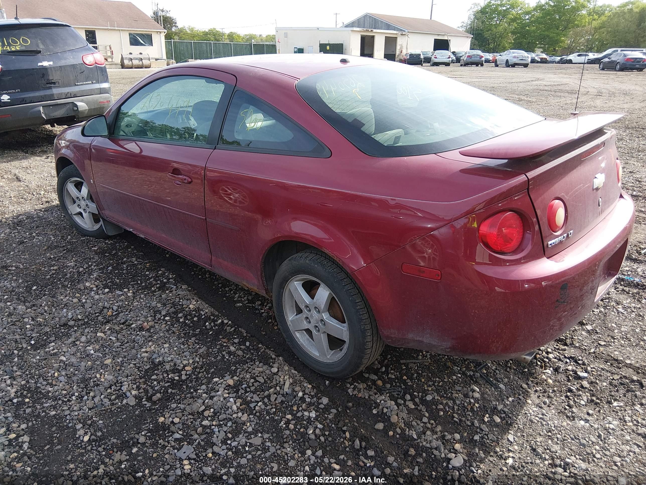 2007 Chevrolet Cobalt Lt Red vin: 1G1AL18F877114171