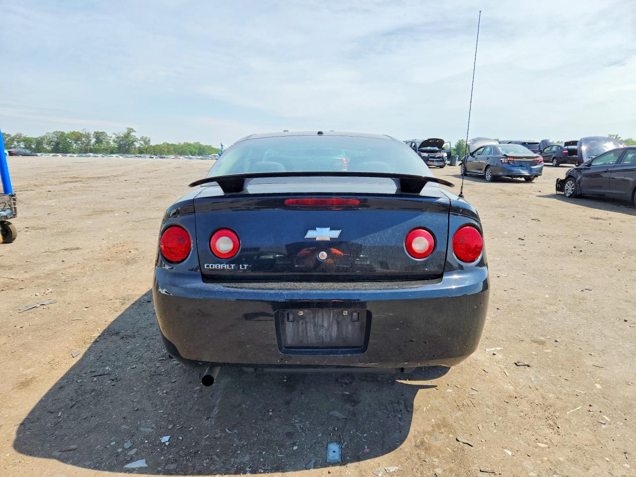 2008 Chevrolet Cobalt Lt Black vin: 1G1AL18FX87341749