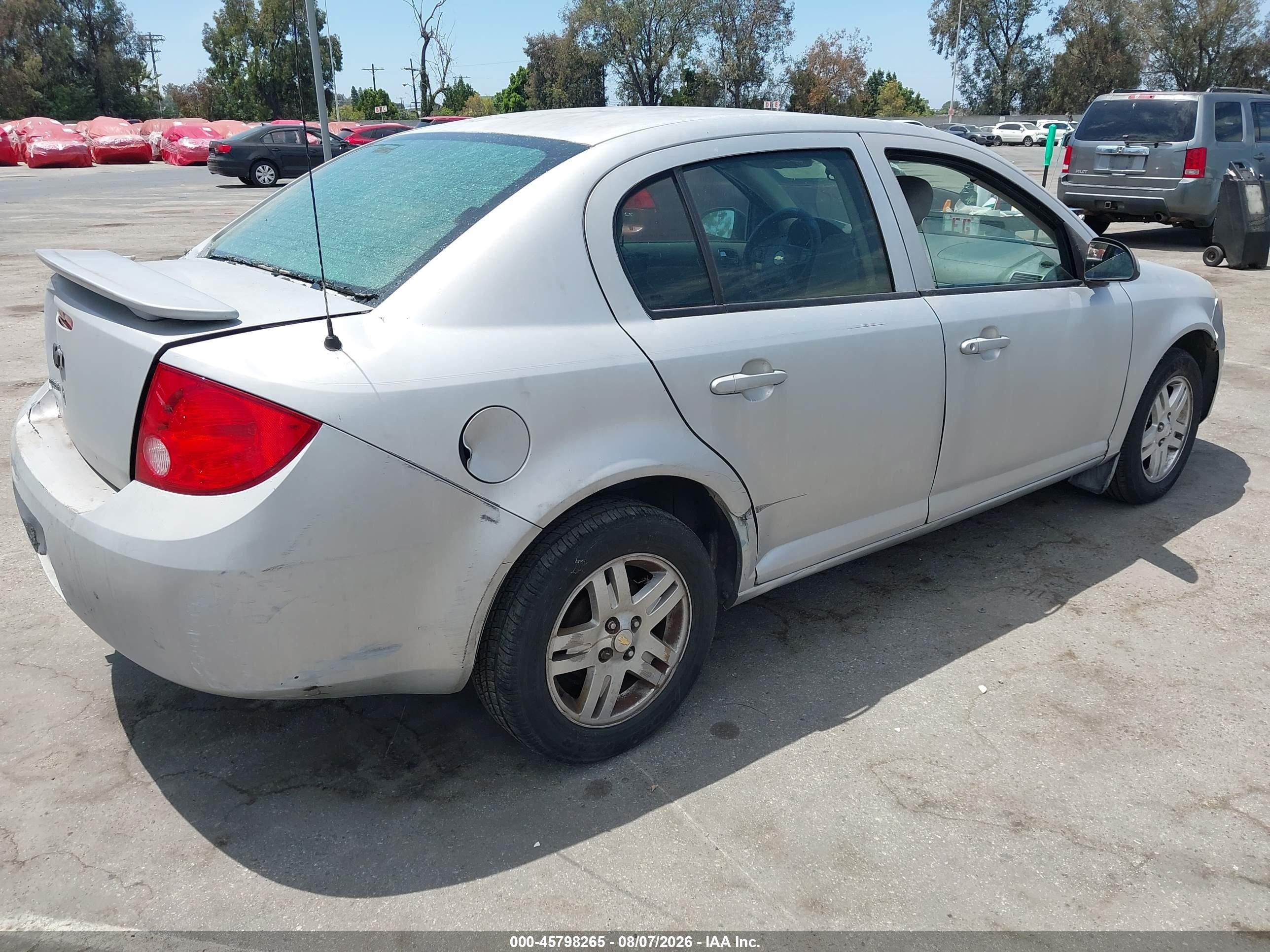 2005 Chevrolet Cobalt Ls Silver vin: 1G1AL52F057500970