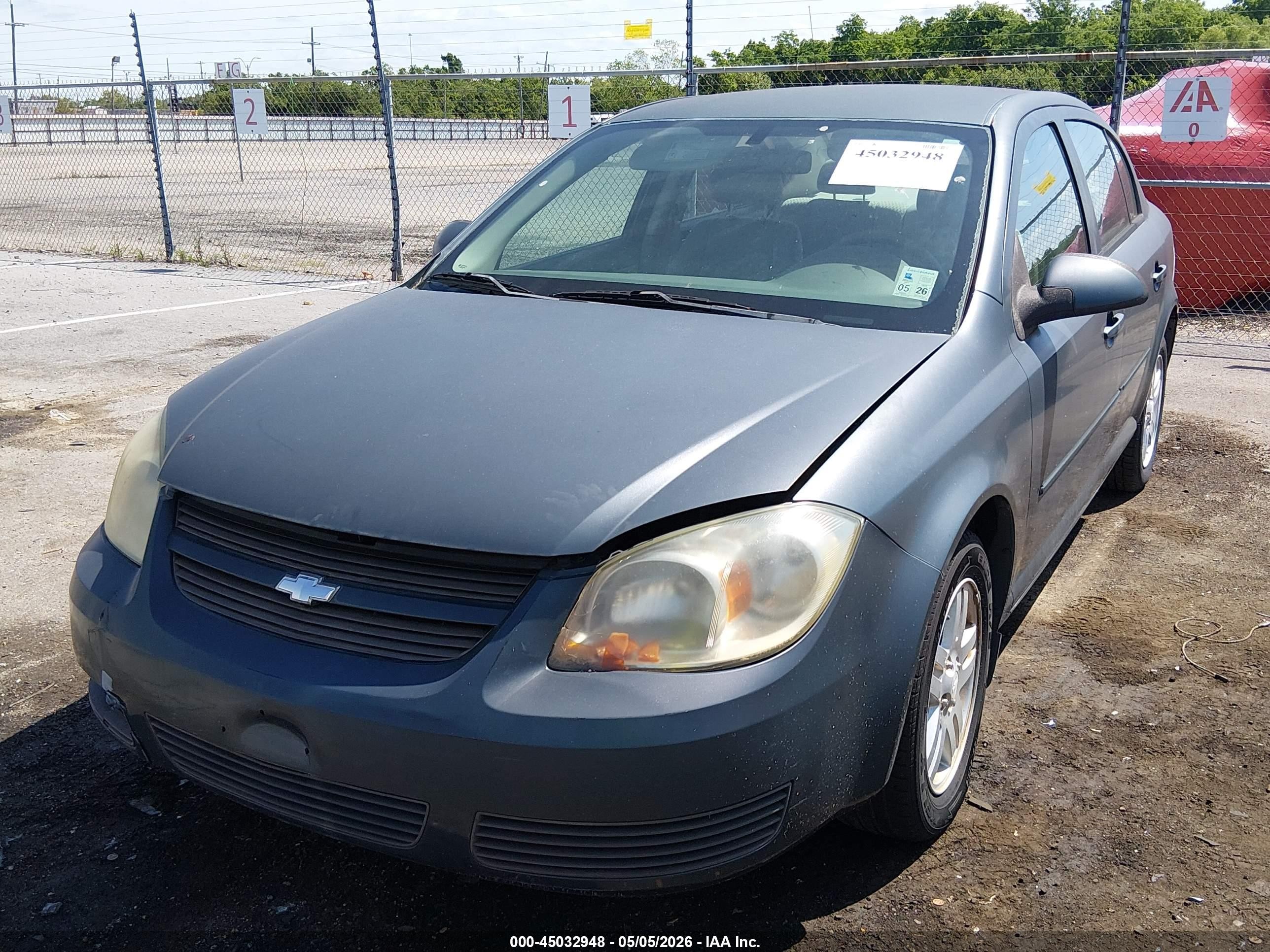 2005 Chevrolet Cobalt Ls Gray vin: 1G1AL52F057521530