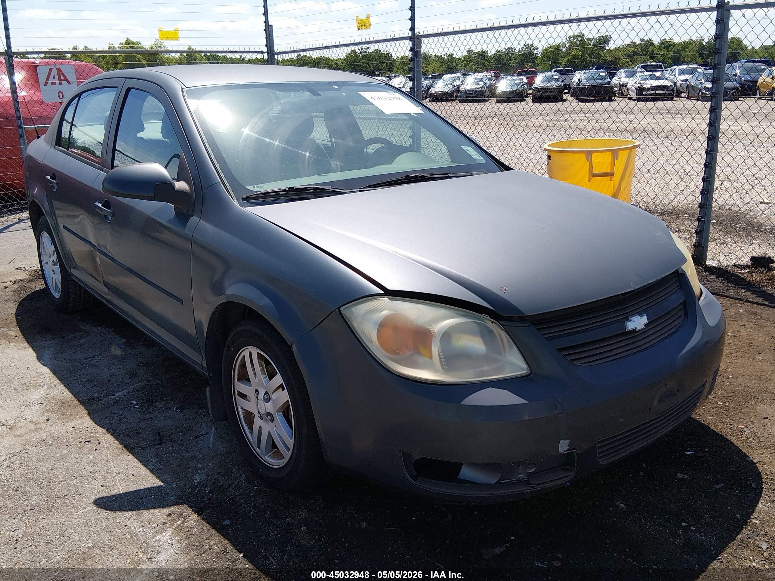 2005 Chevrolet Cobalt Ls Gray vin: 1G1AL52F057521530