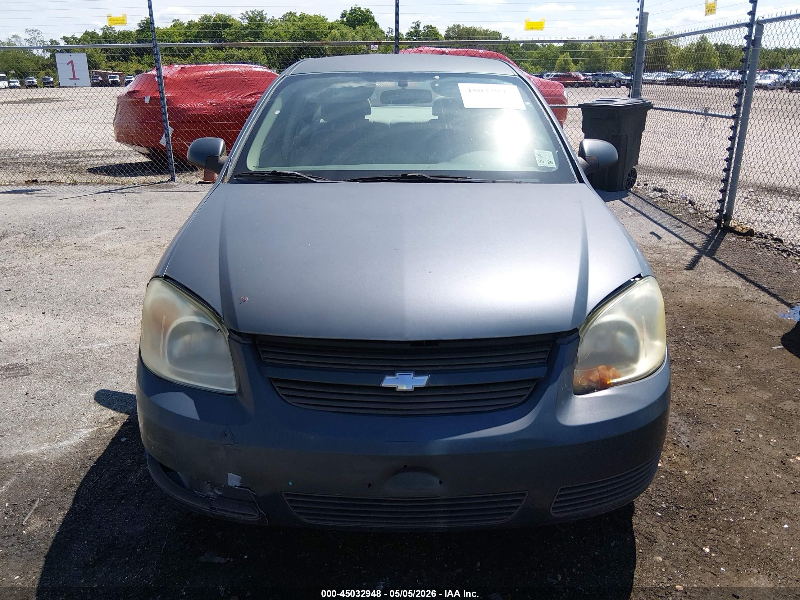 2005 Chevrolet Cobalt Ls Gray vin: 1G1AL52F057521530