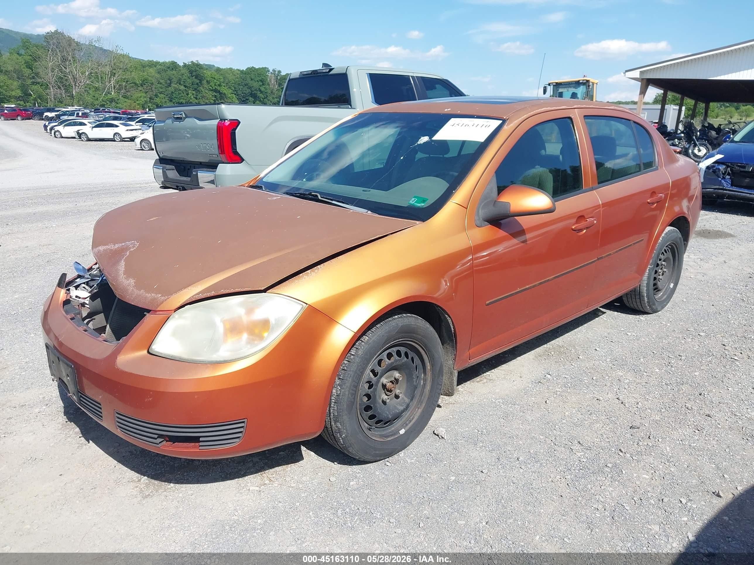 2005 Chevrolet Cobalt Ls Orange vin: 1G1AL52F057561445