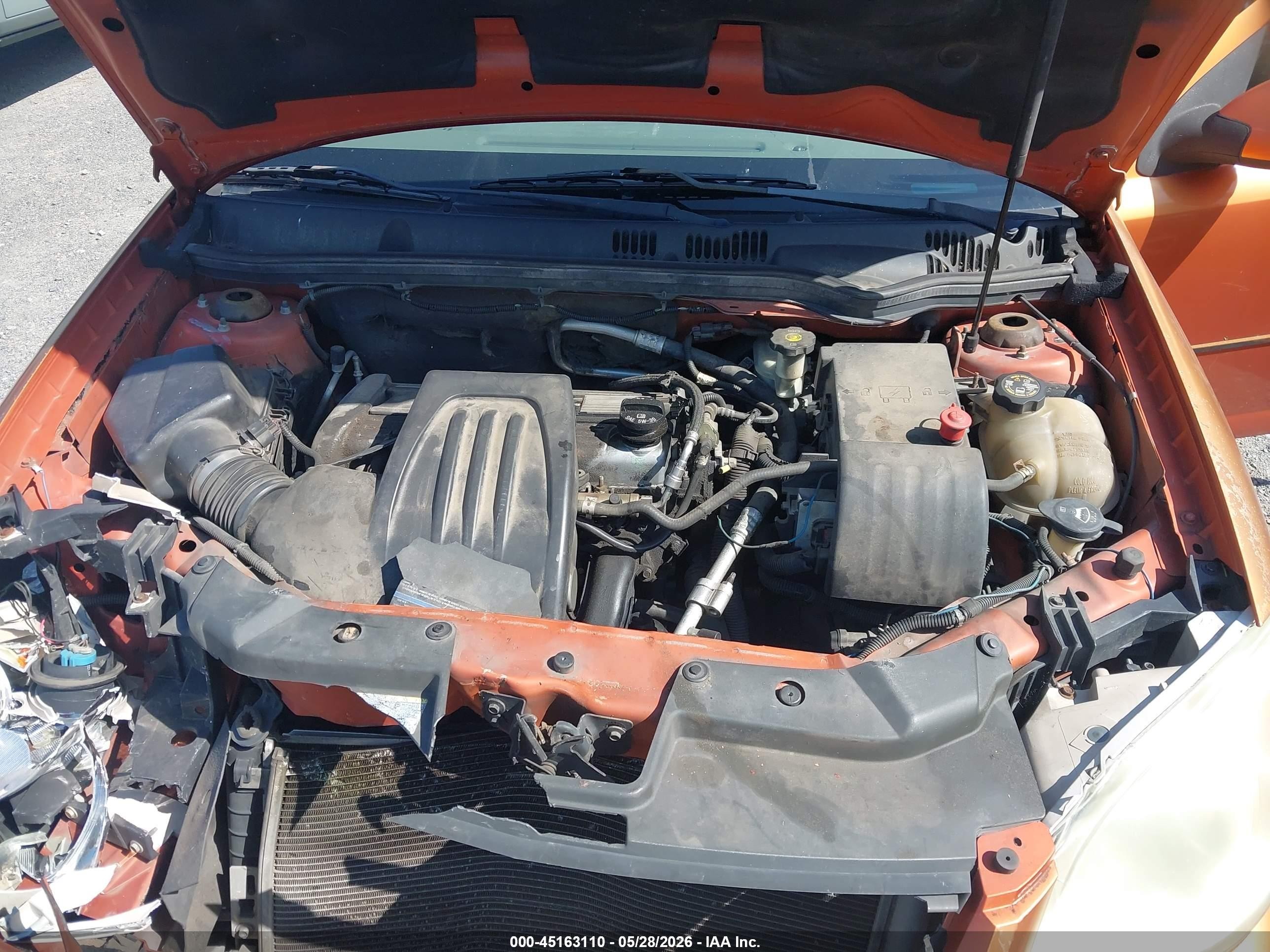 2005 Chevrolet Cobalt Ls Orange vin: 1G1AL52F057561445