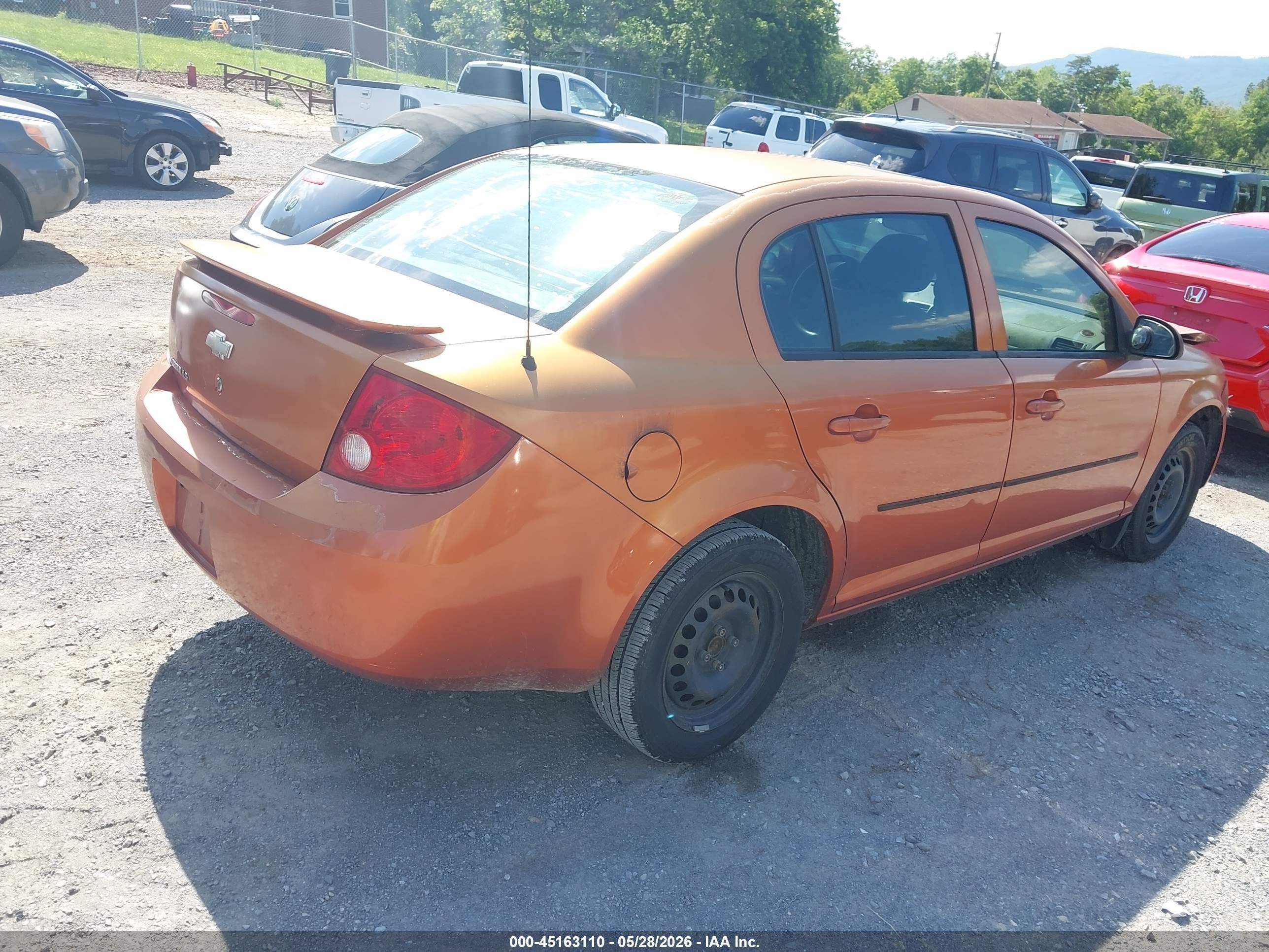 2005 Chevrolet Cobalt Ls Orange vin: 1G1AL52F057561445