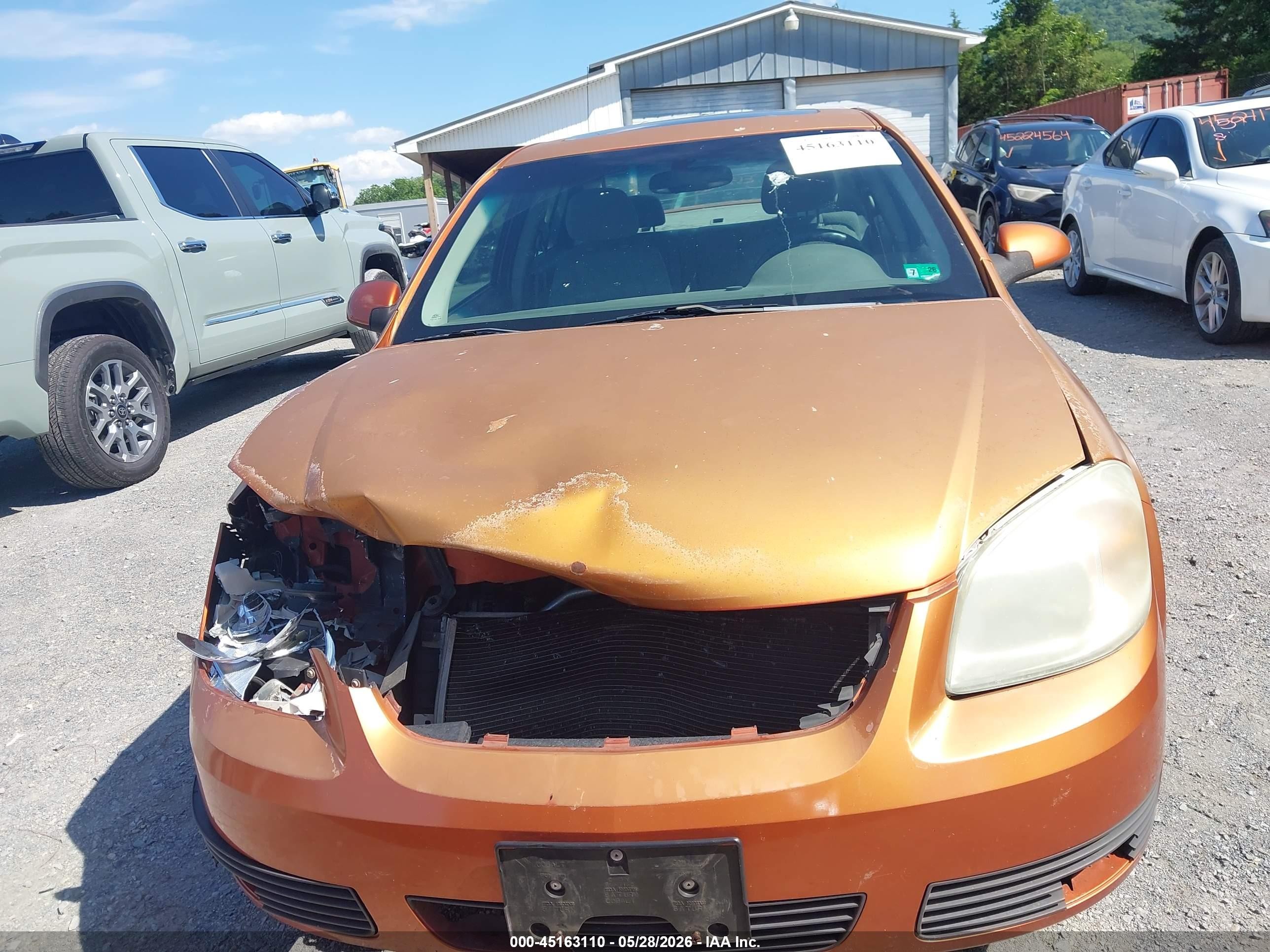 2005 Chevrolet Cobalt Ls Orange vin: 1G1AL52F057561445