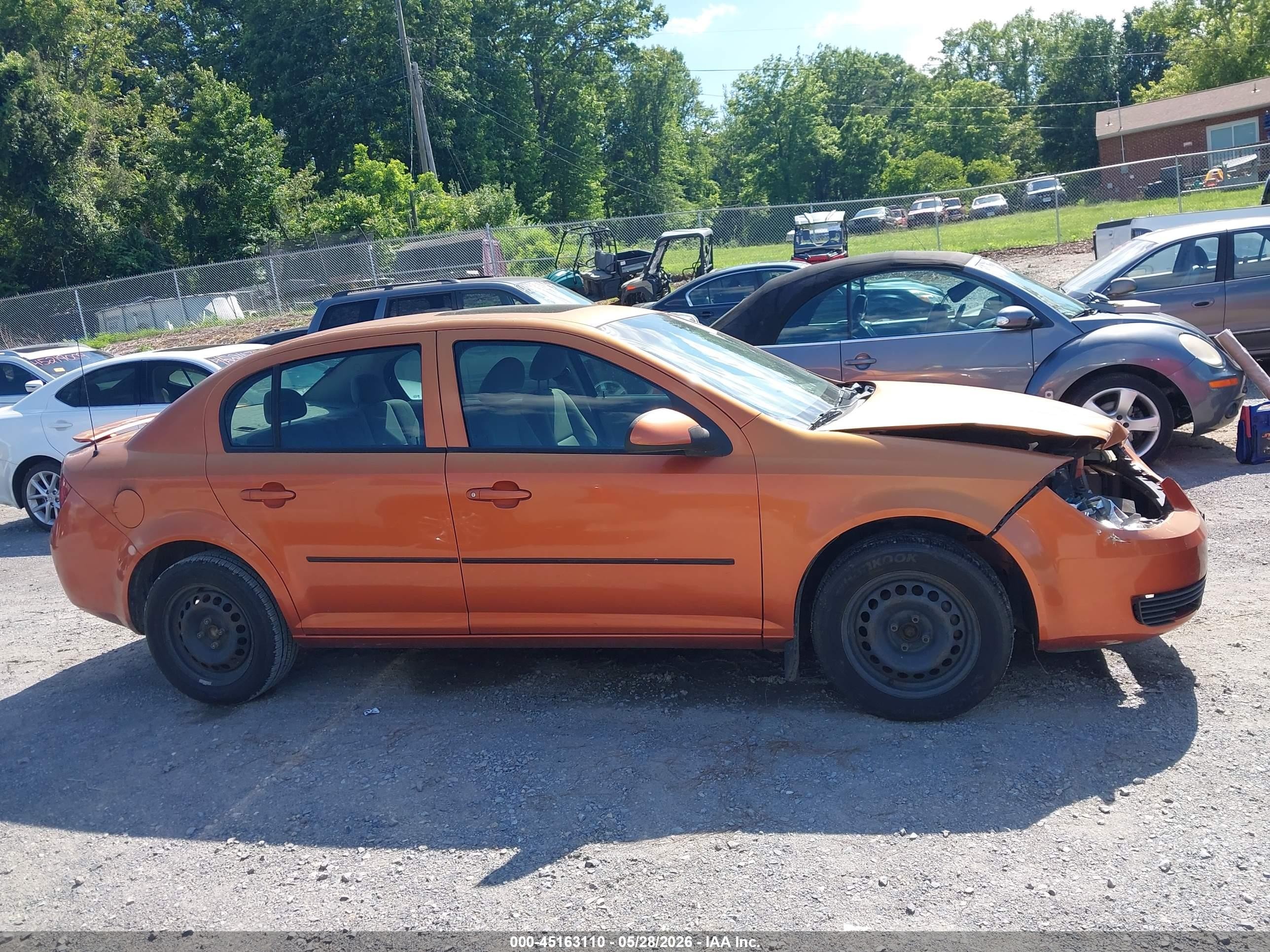 2005 Chevrolet Cobalt Ls Orange vin: 1G1AL52F057561445