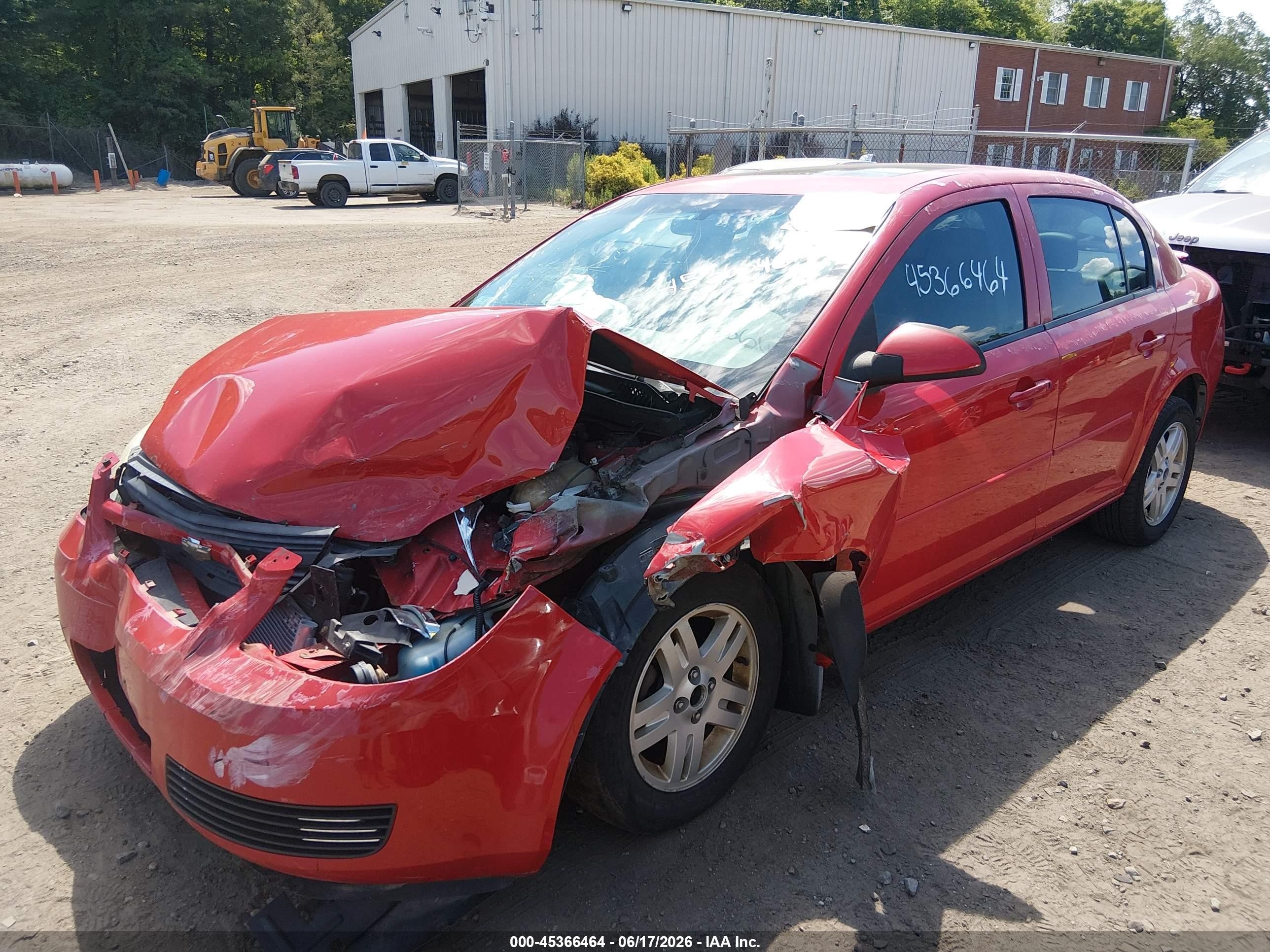 2005 Chevrolet Cobalt Ls Red vin: 1G1AL52F157582546