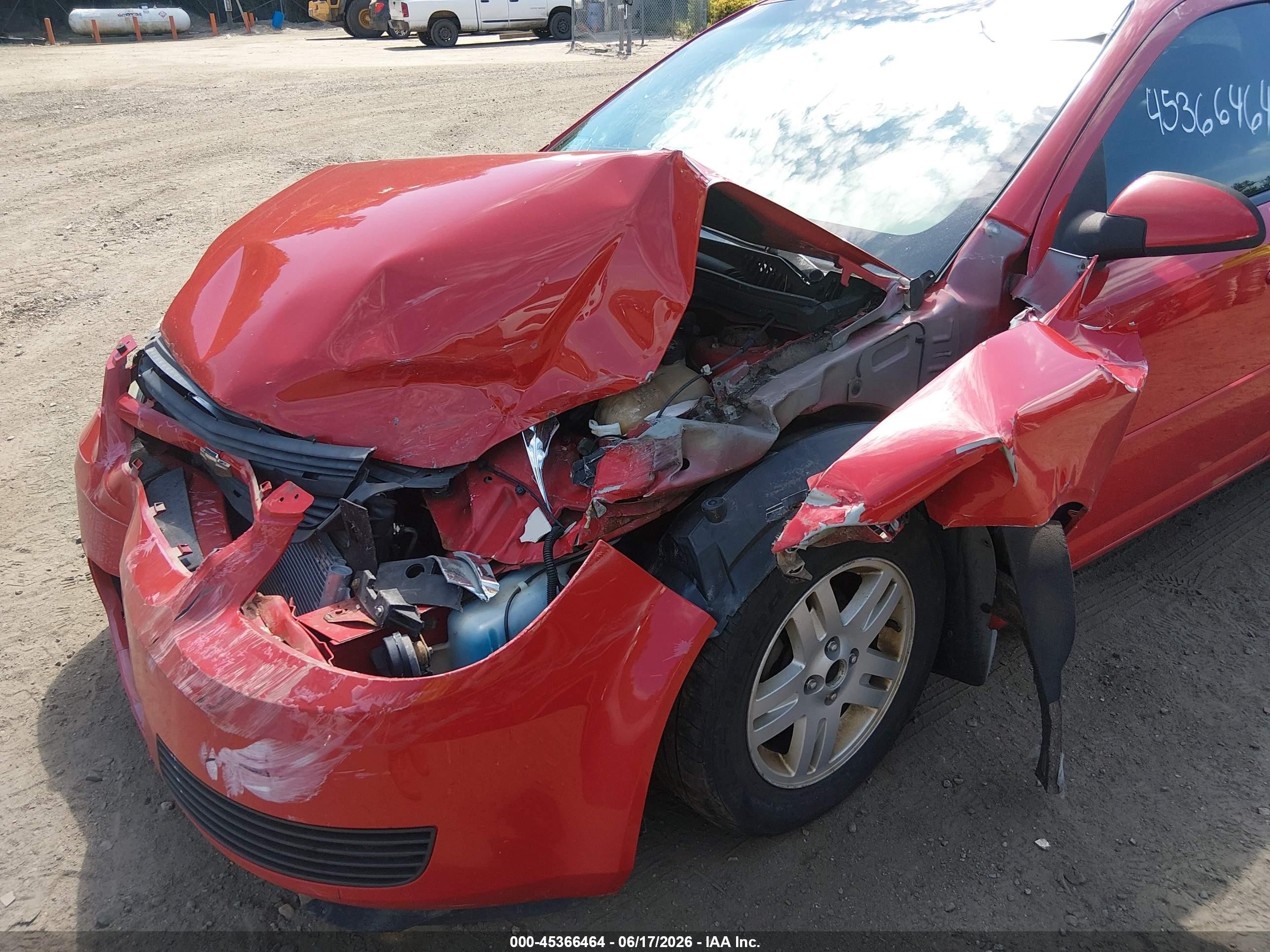 2005 Chevrolet Cobalt Ls Red vin: 1G1AL52F157582546