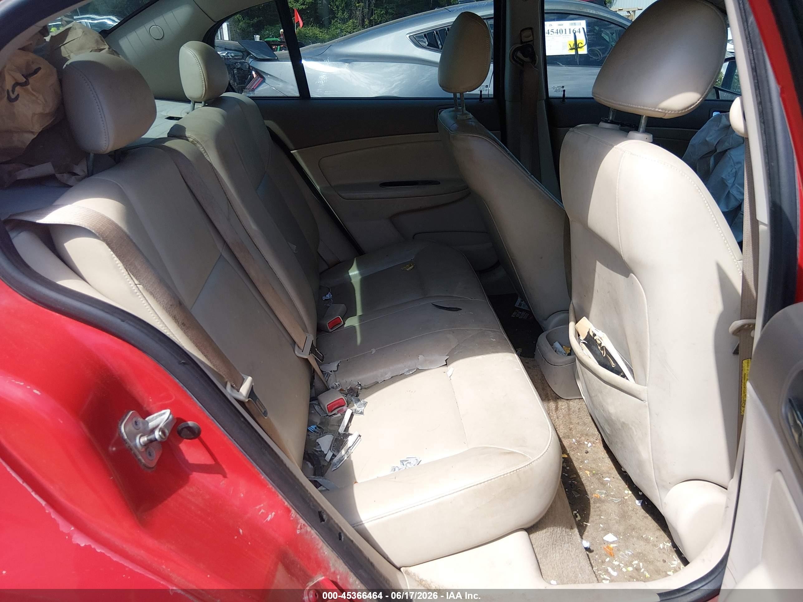 2005 Chevrolet Cobalt Ls Red vin: 1G1AL52F157582546