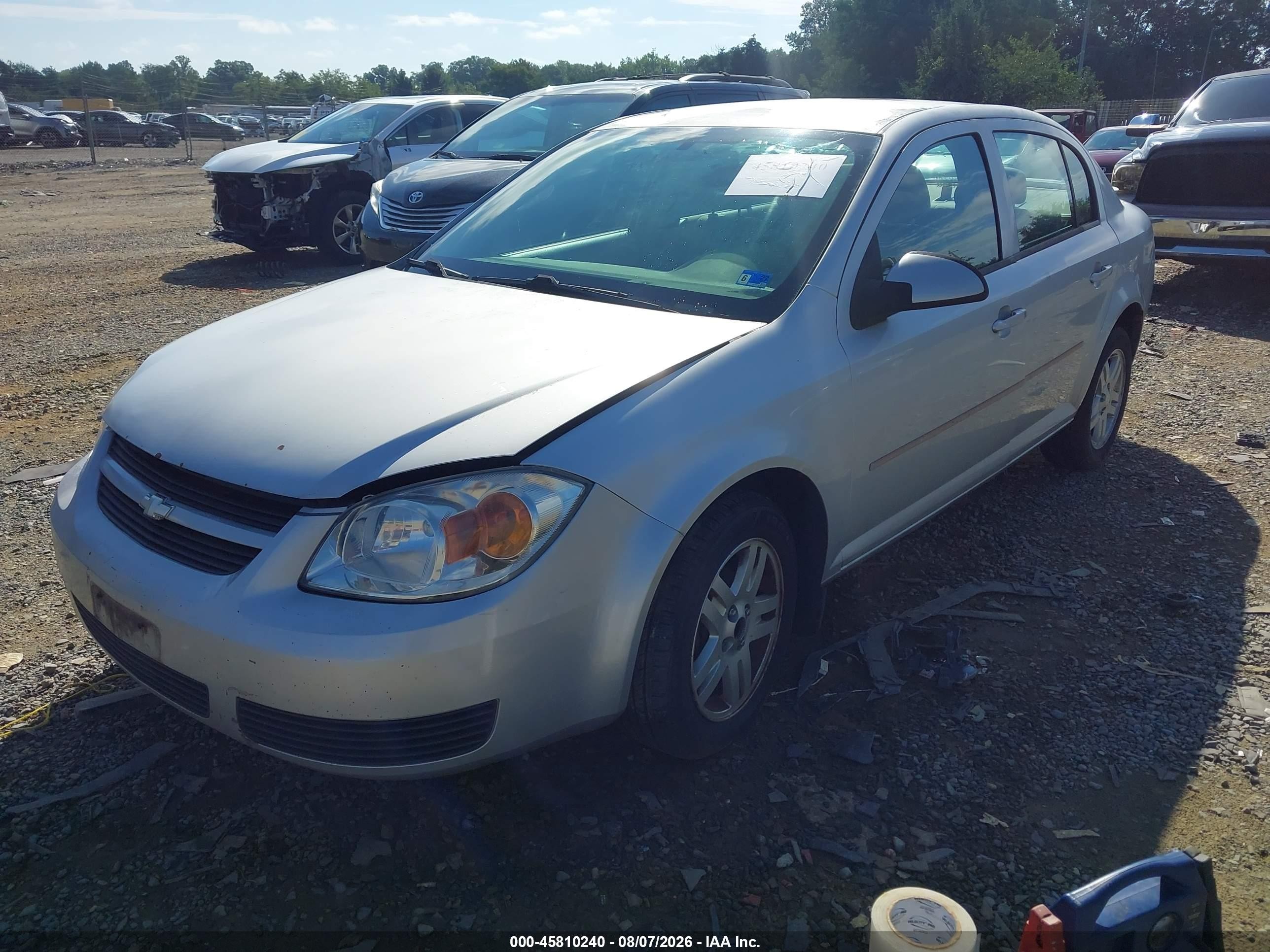 2005 Chevrolet Cobalt Ls Silver vin: 1G1AL52F257561625