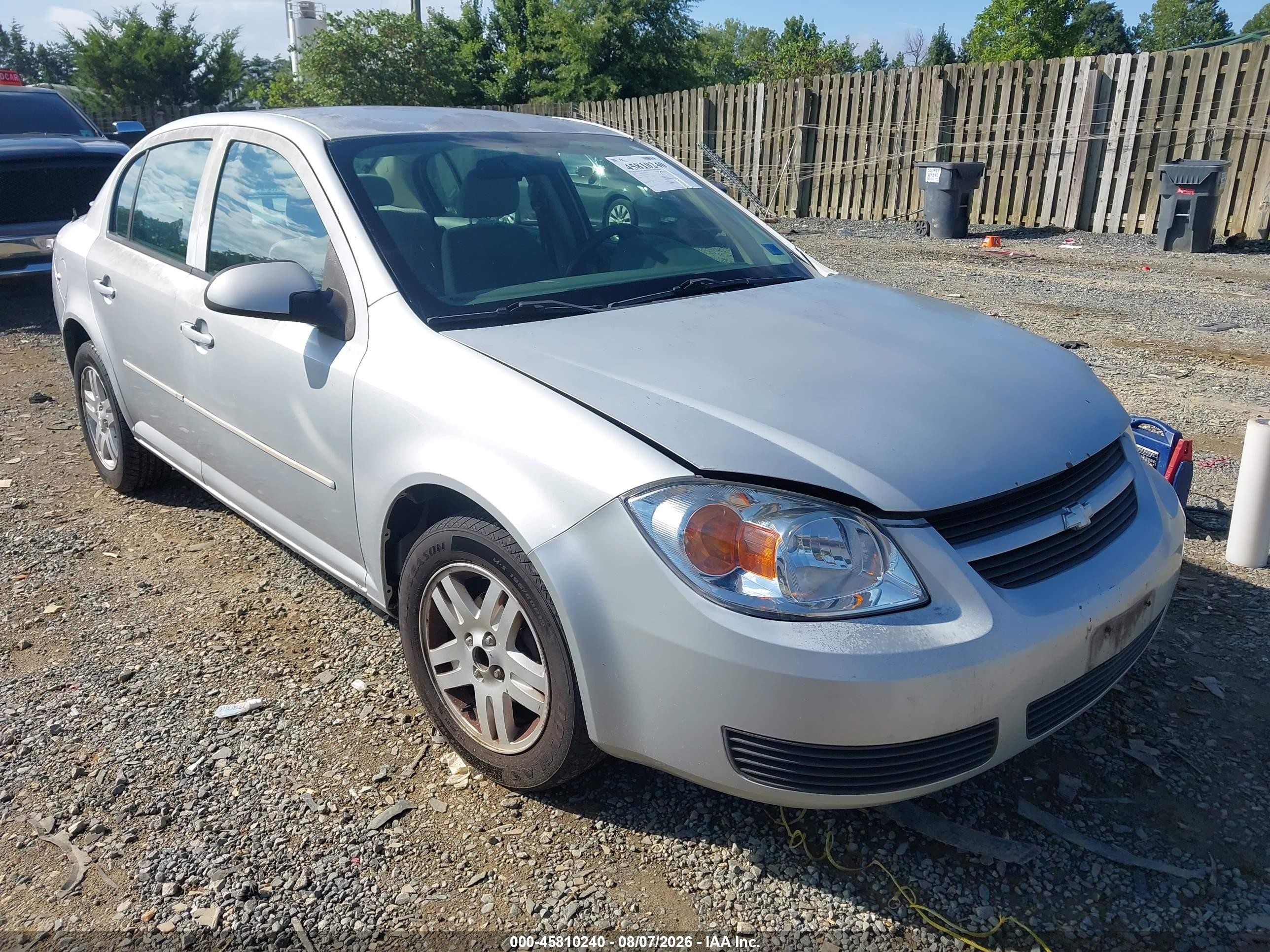 2005 Chevrolet Cobalt Ls Серебряный vin: 1G1AL52F257561625