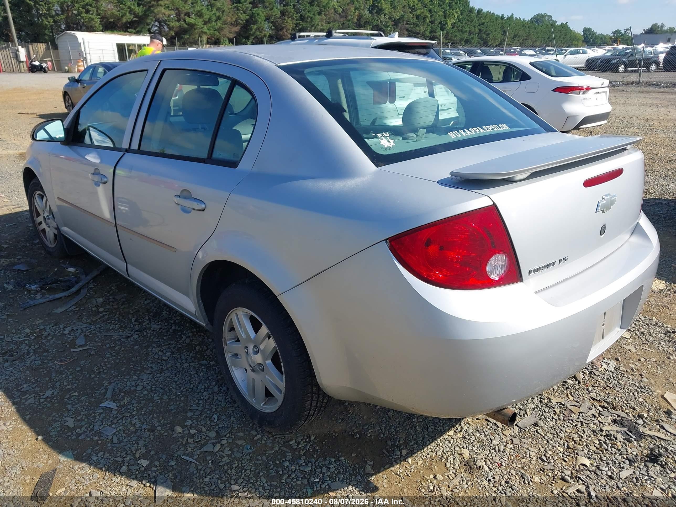 2005 Chevrolet Cobalt Ls Silver vin: 1G1AL52F257561625