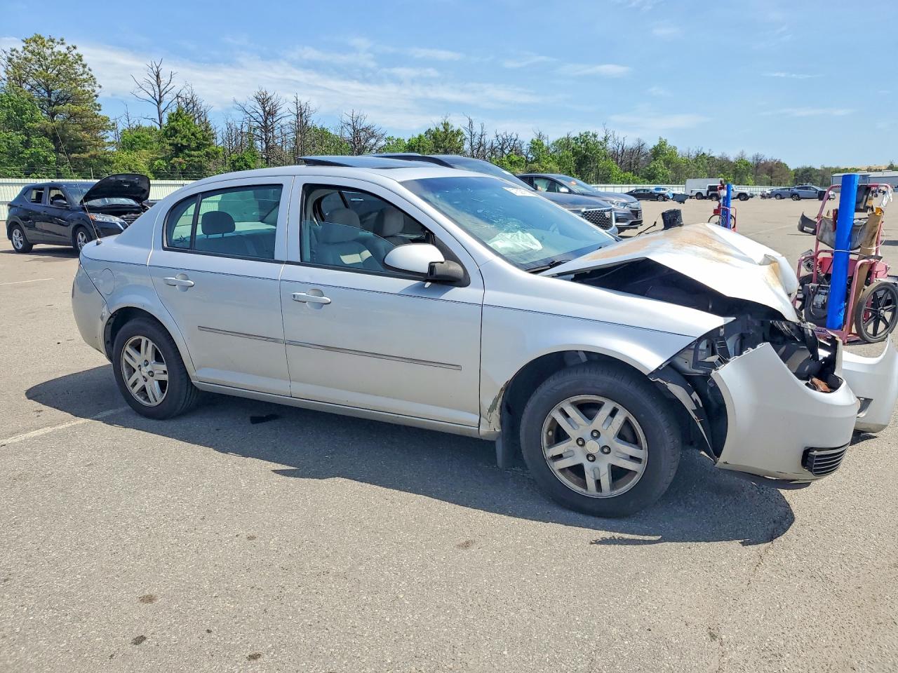 2005 Chevrolet Cobalt Ls Silver vin: 1G1AL52F257592793