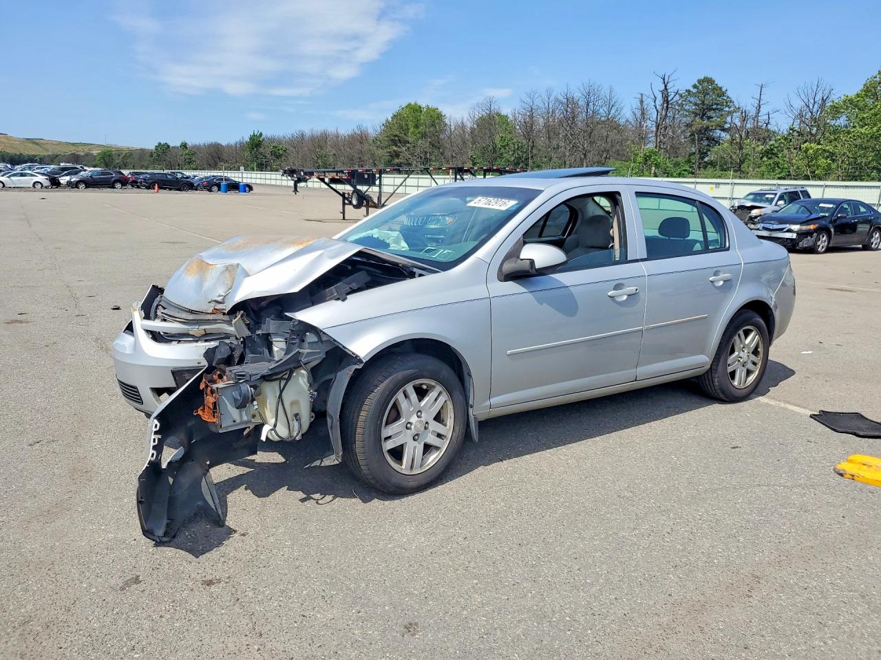 2005 Chevrolet Cobalt Ls Silver vin: 1G1AL52F257592793