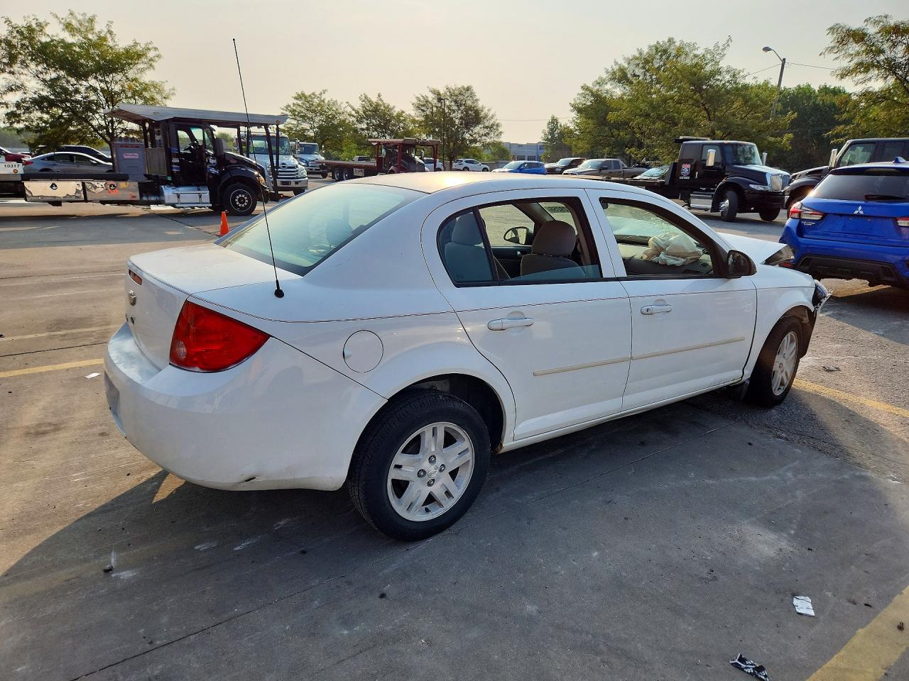 2005 Chevrolet Cobalt Ls White vin: 1G1AL52F457554367