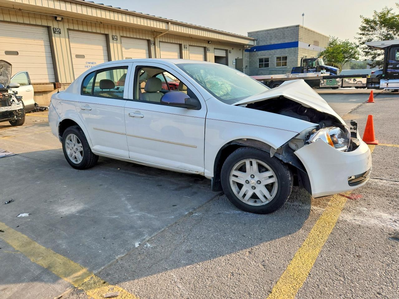 2005 Chevrolet Cobalt Ls White vin: 1G1AL52F457554367