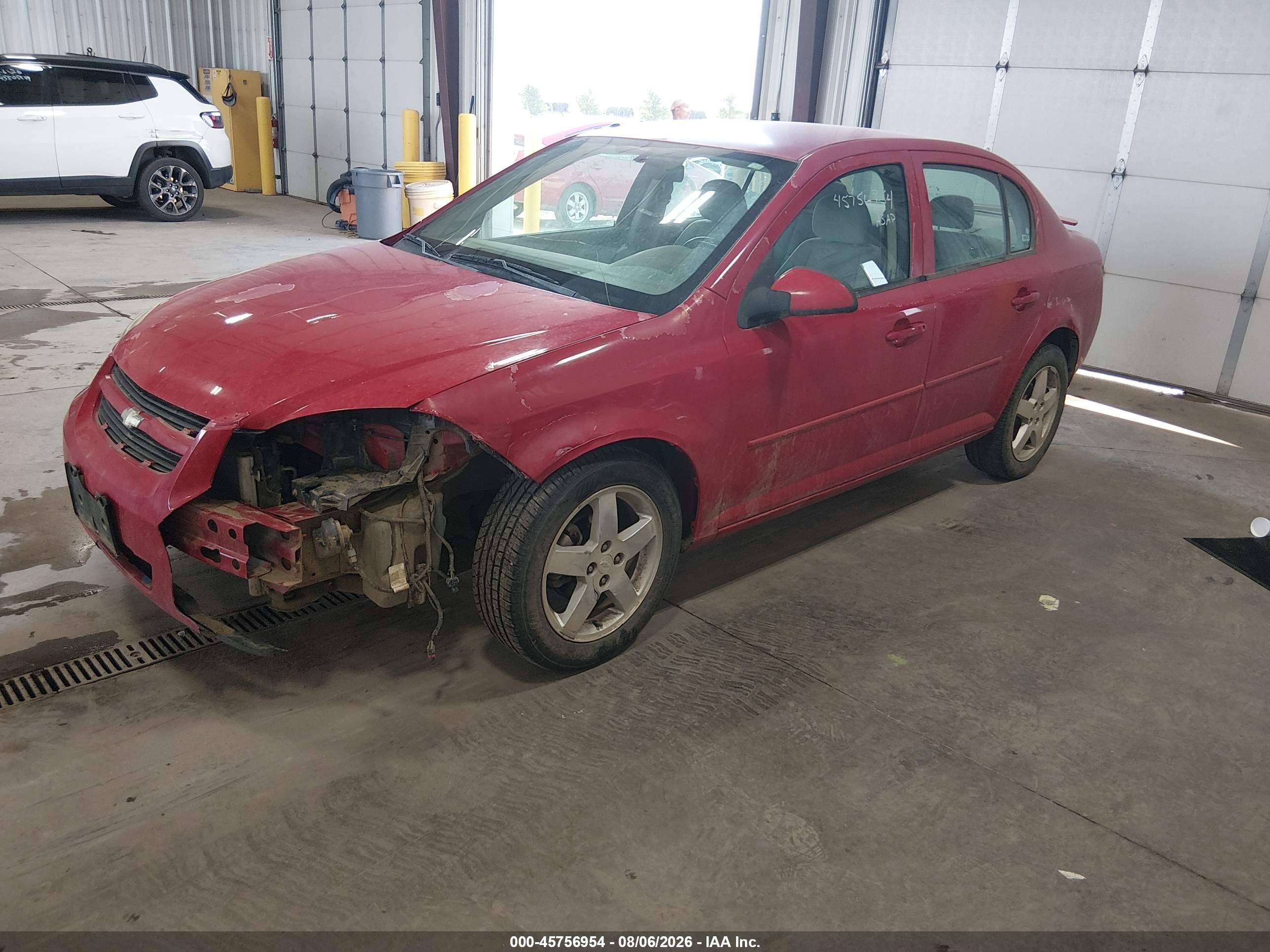 2005 Chevrolet Cobalt Ls Красный vin: 1G1AL52F457624627