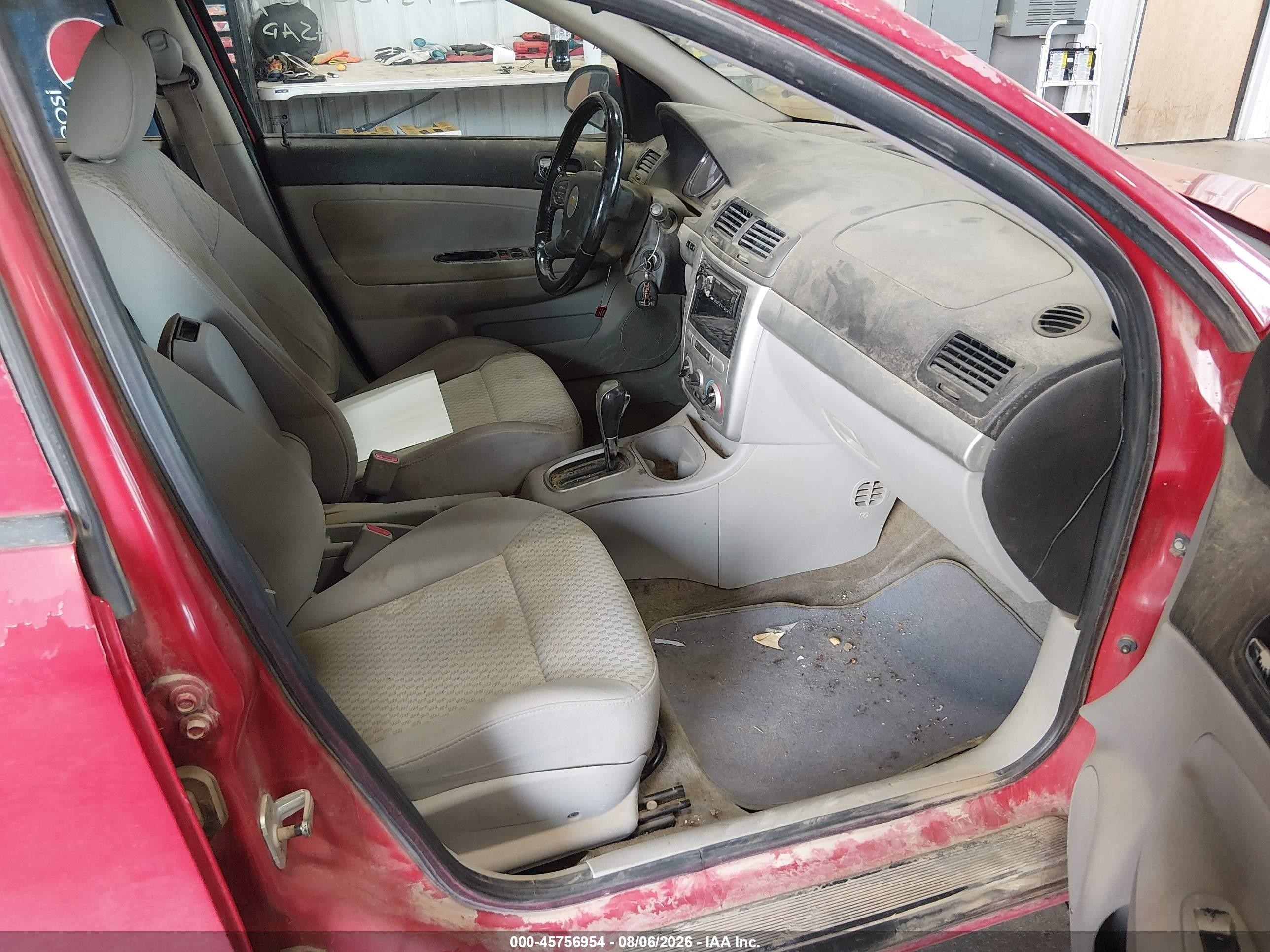 2005 Chevrolet Cobalt Ls Красный vin: 1G1AL52F457624627