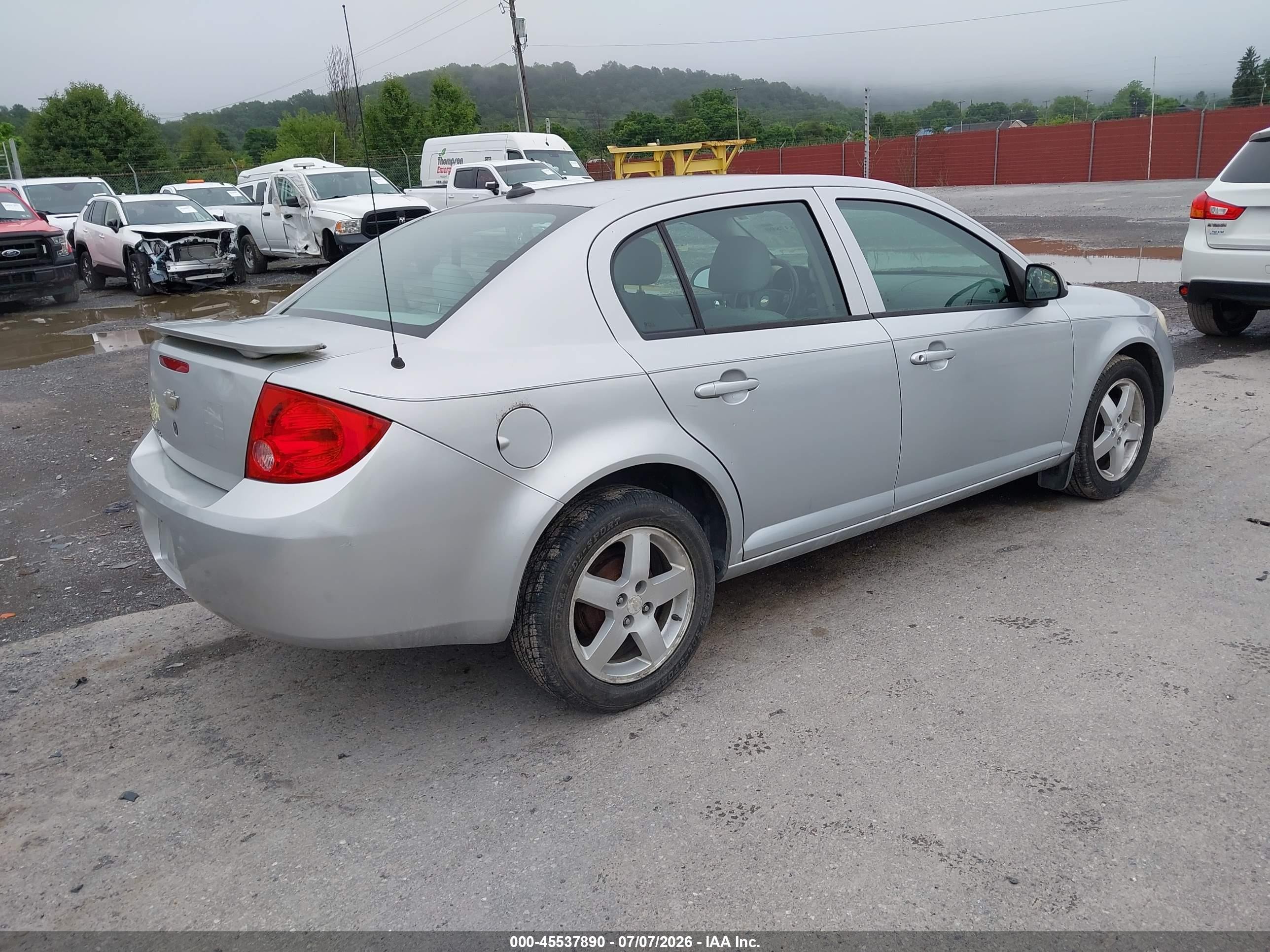 2005 Chevrolet Cobalt Ls Silver vin: 1G1AL52F557648077