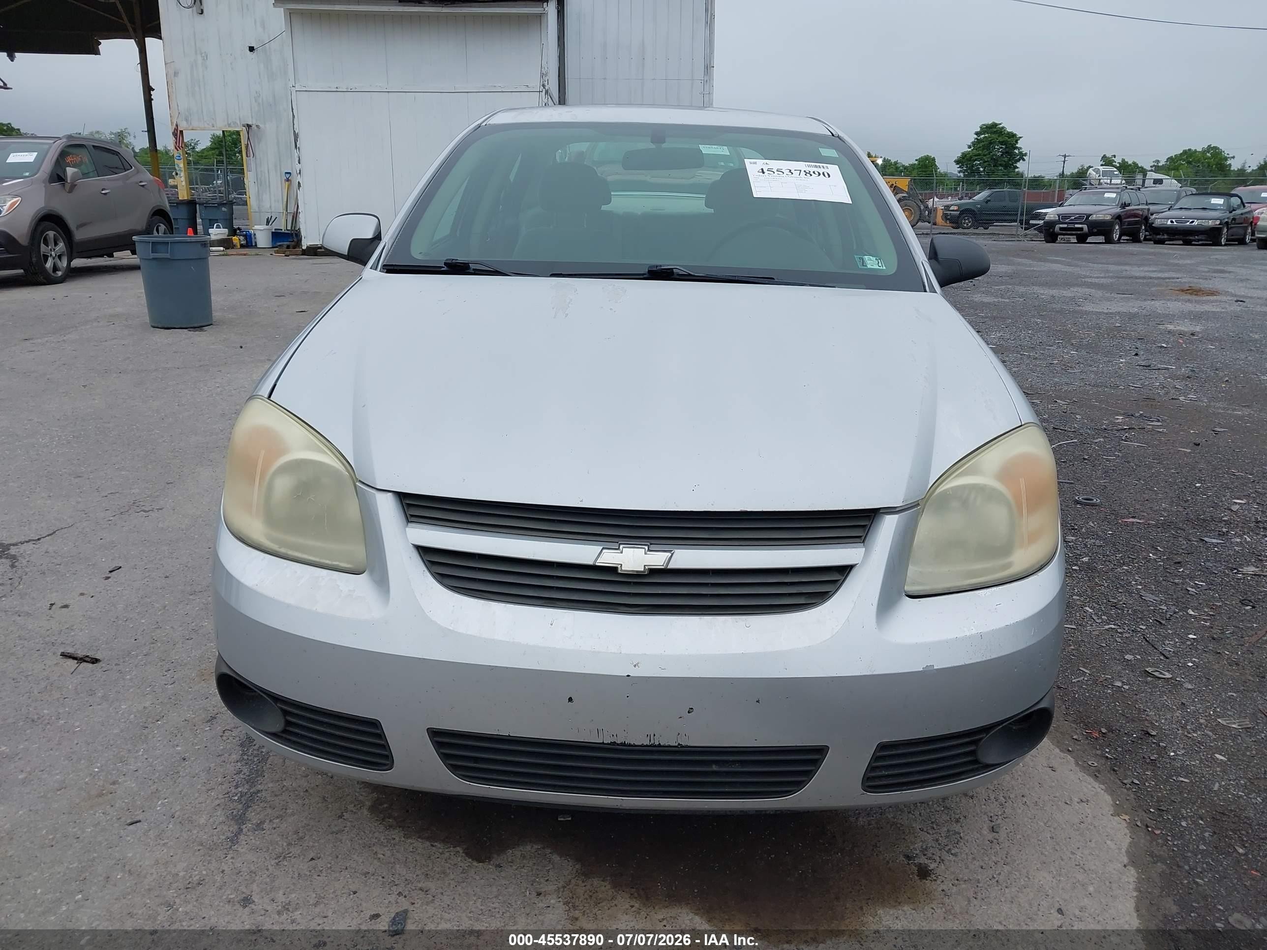 2005 Chevrolet Cobalt Ls Silver vin: 1G1AL52F557648077